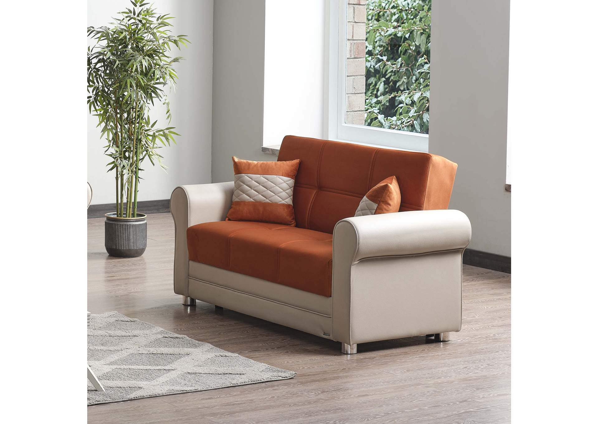 Avalon New Loveseat Seat - Orange image 5