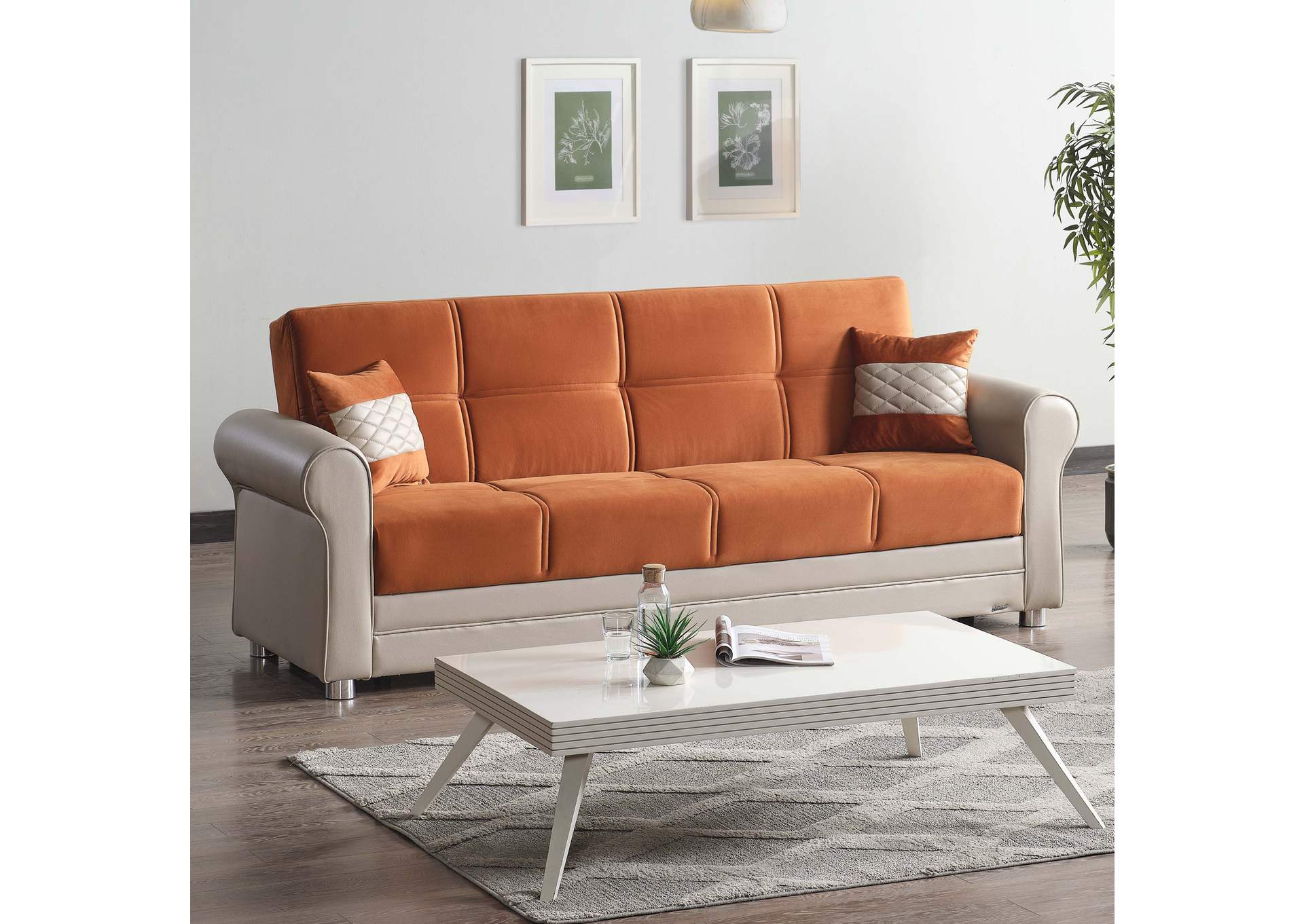 Avalon New Sofabed - Orange image 5