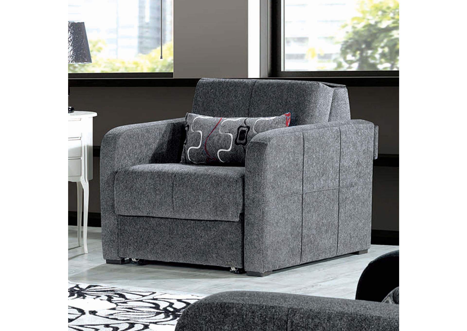 Ferra Fashion Chair Sleeper - Gray 26 - 370 image 1