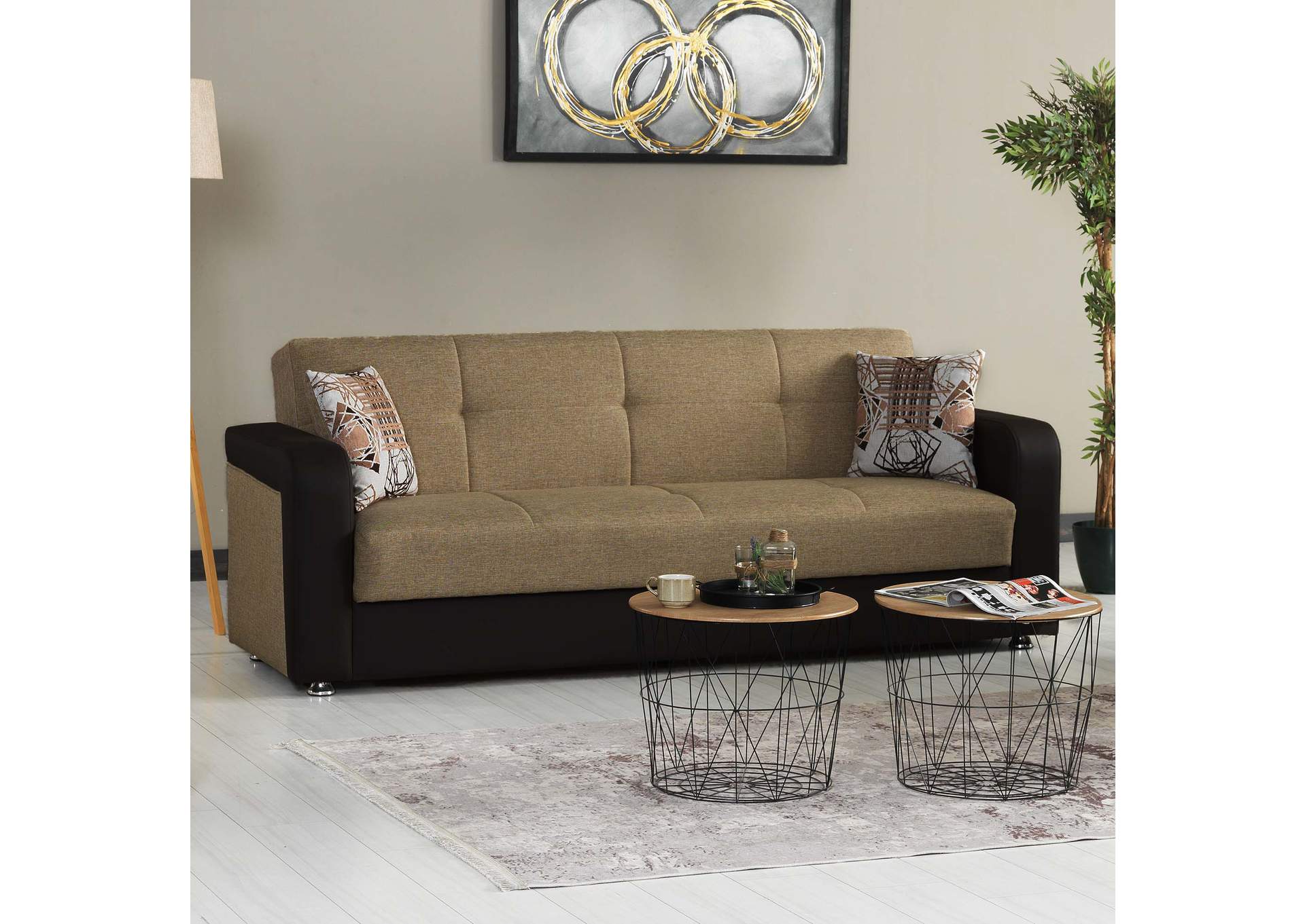 Harmony Sofa - Brown - Pu image 3