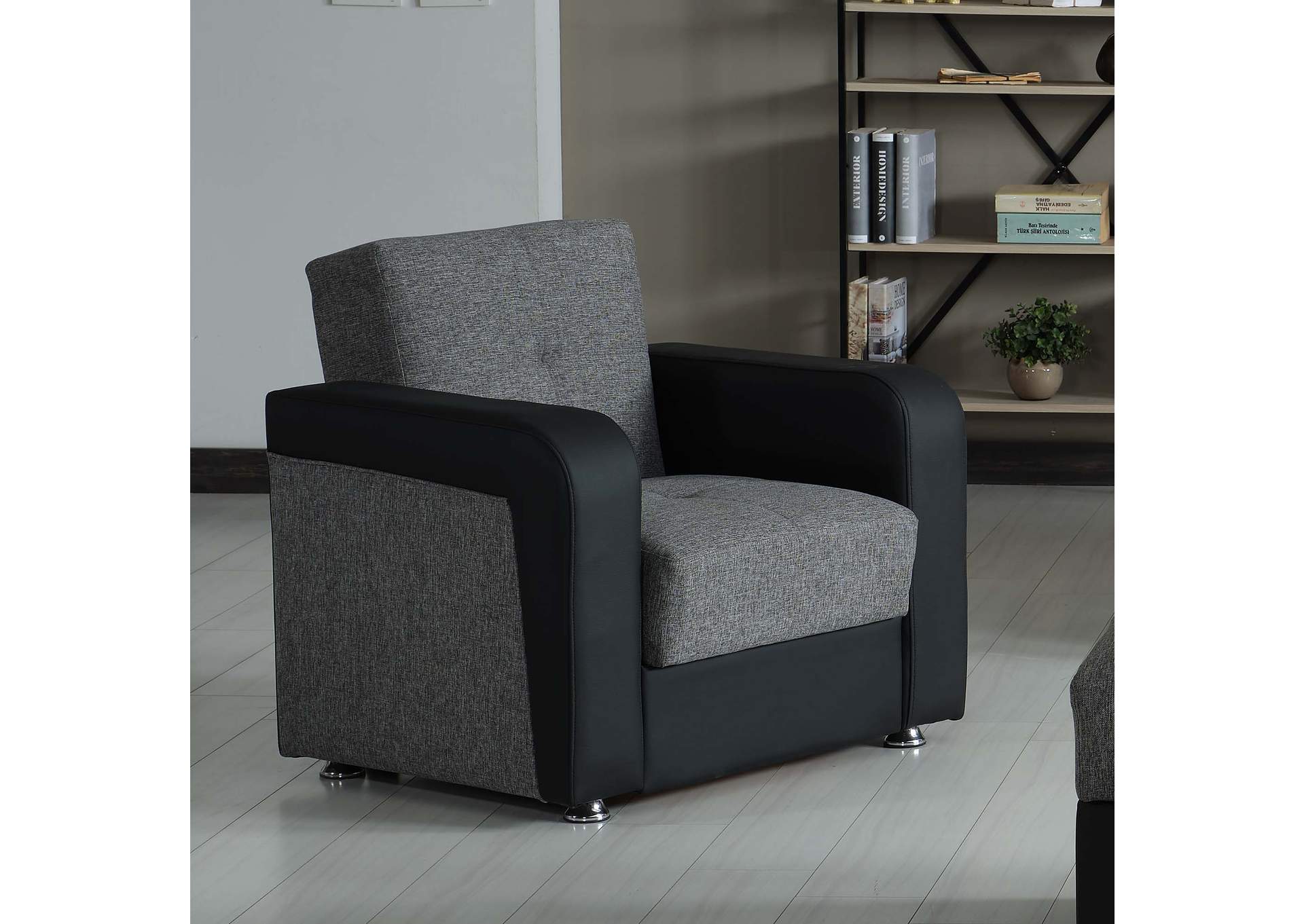 Harmony Armchair - Gray - Pu image 3
