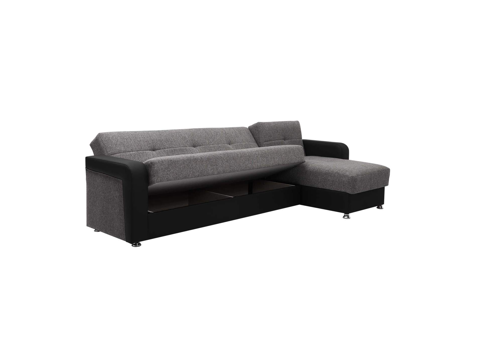 Harmony Sofa Sectional - Gray - Pu