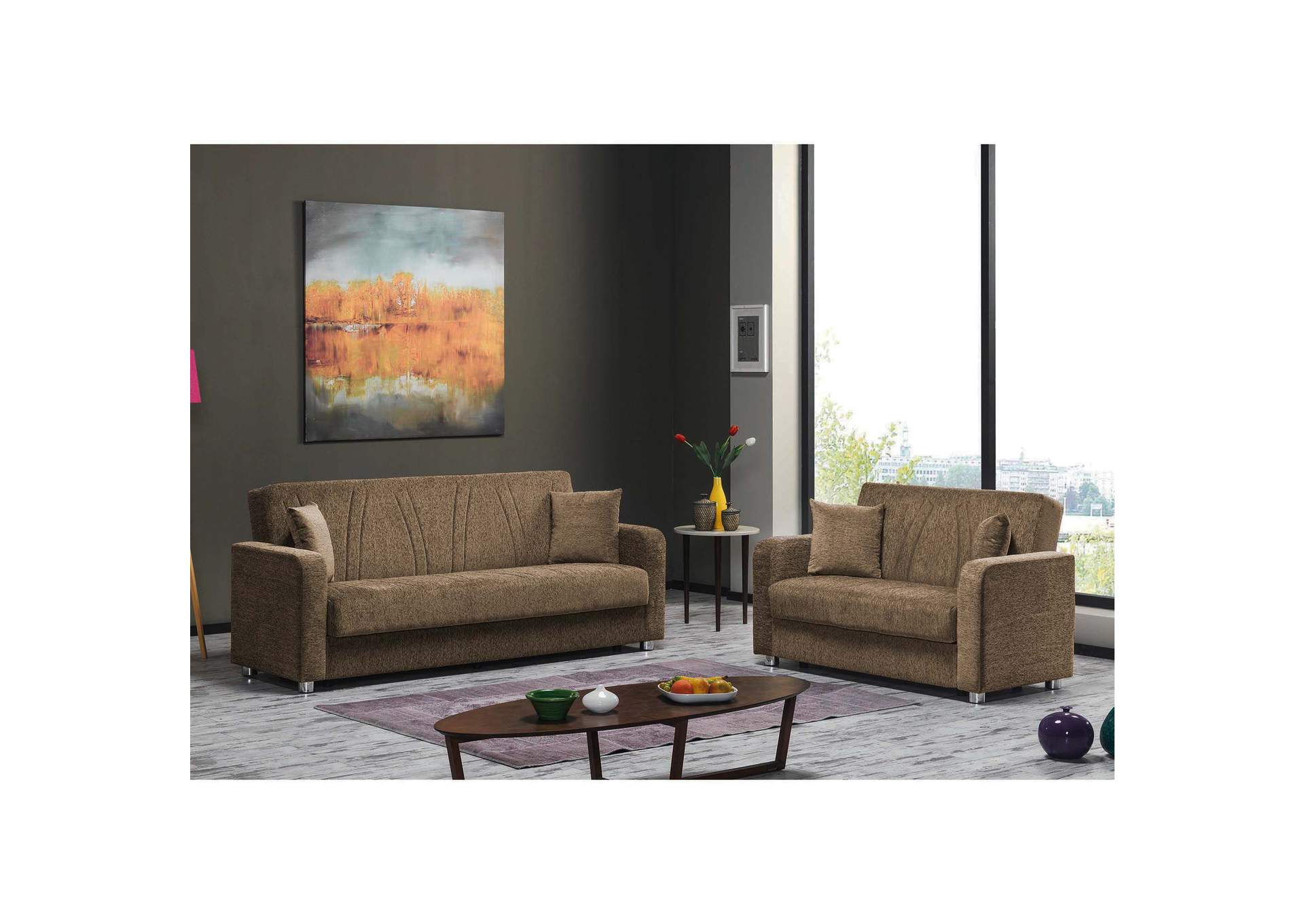 Elegance (Joker) Loveseat Seat - Beige