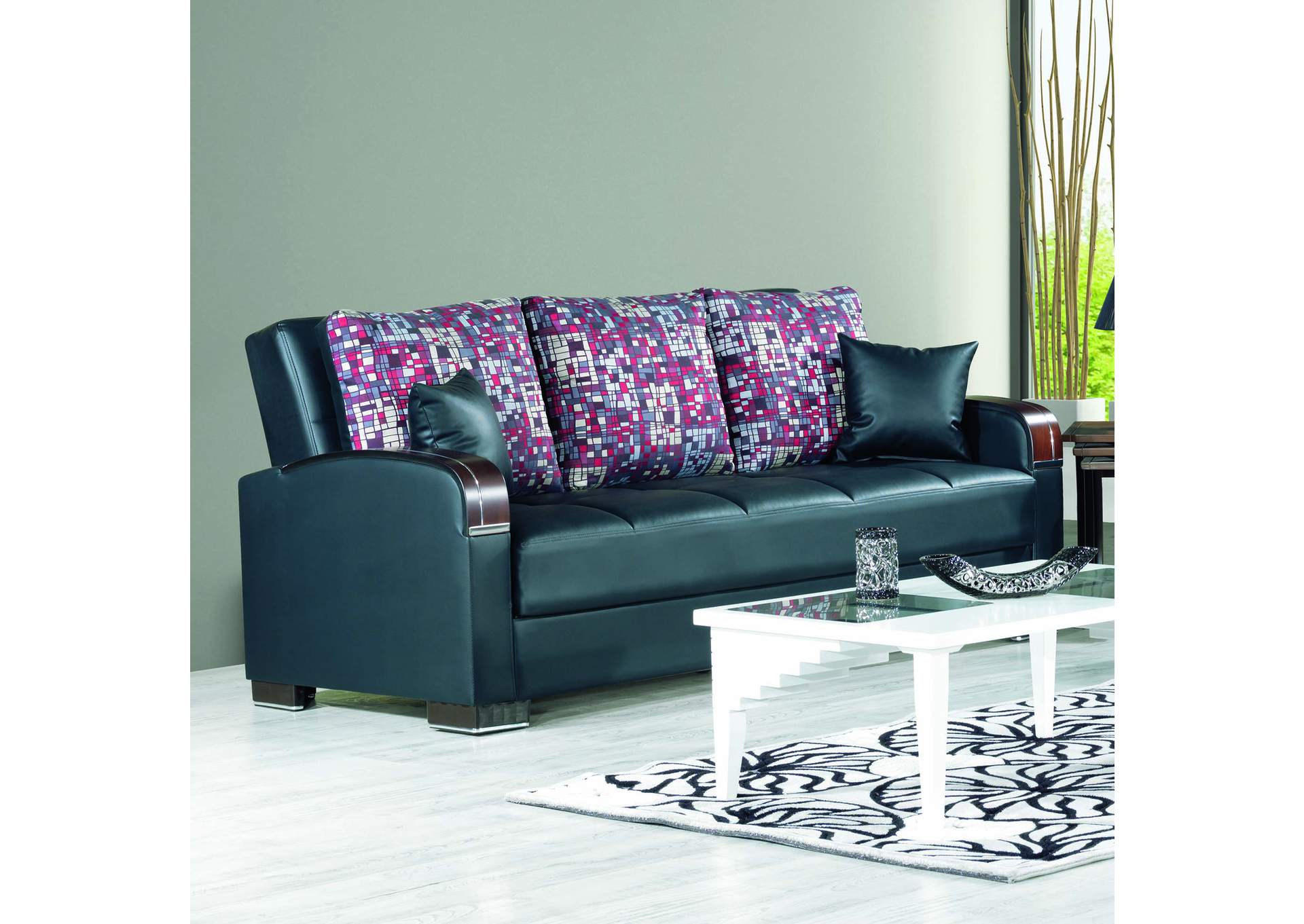 Mobimax Sofabed - Black Pu 11 - 448 image 1