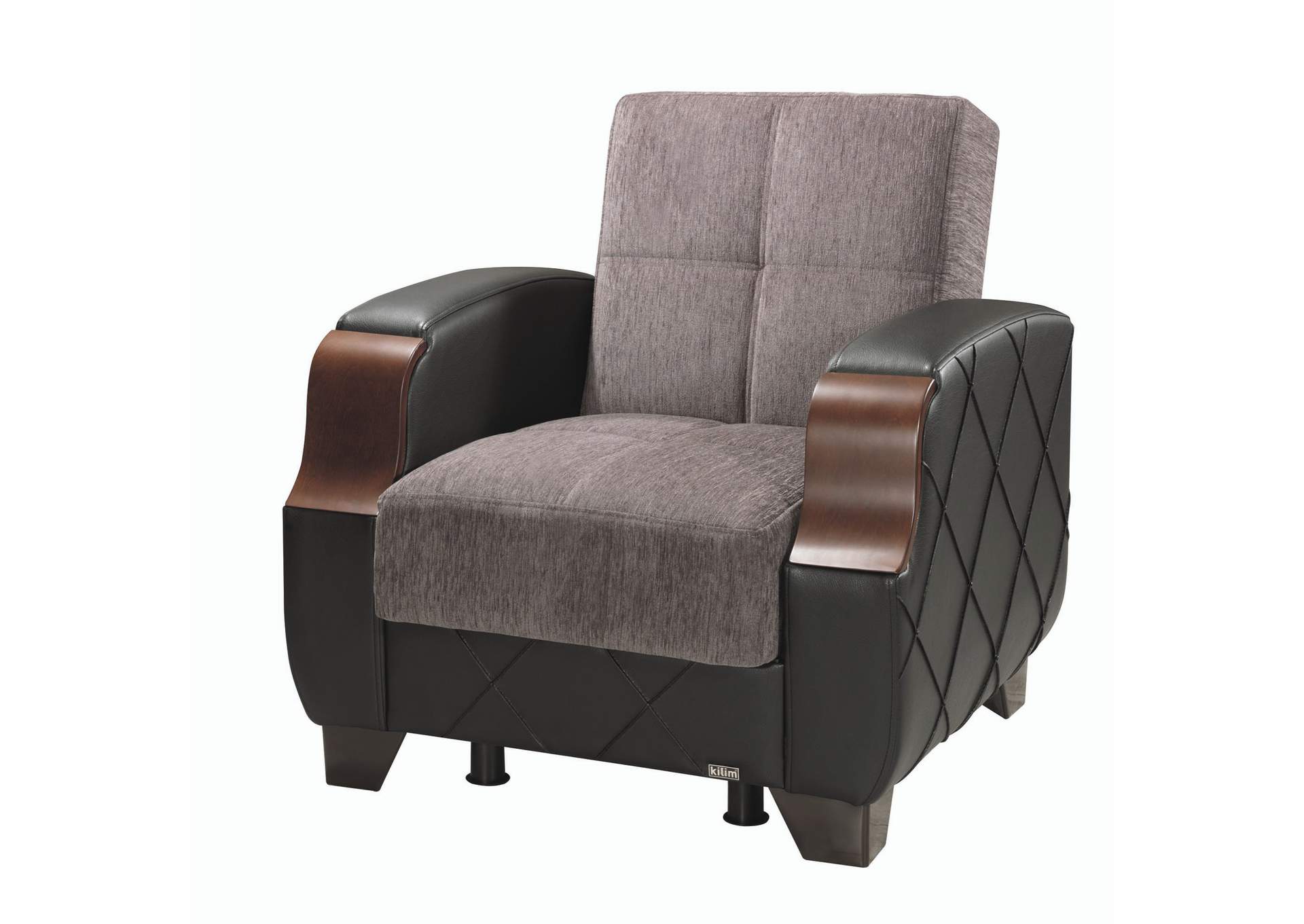 Molina Armchair - Floket Gray image 1