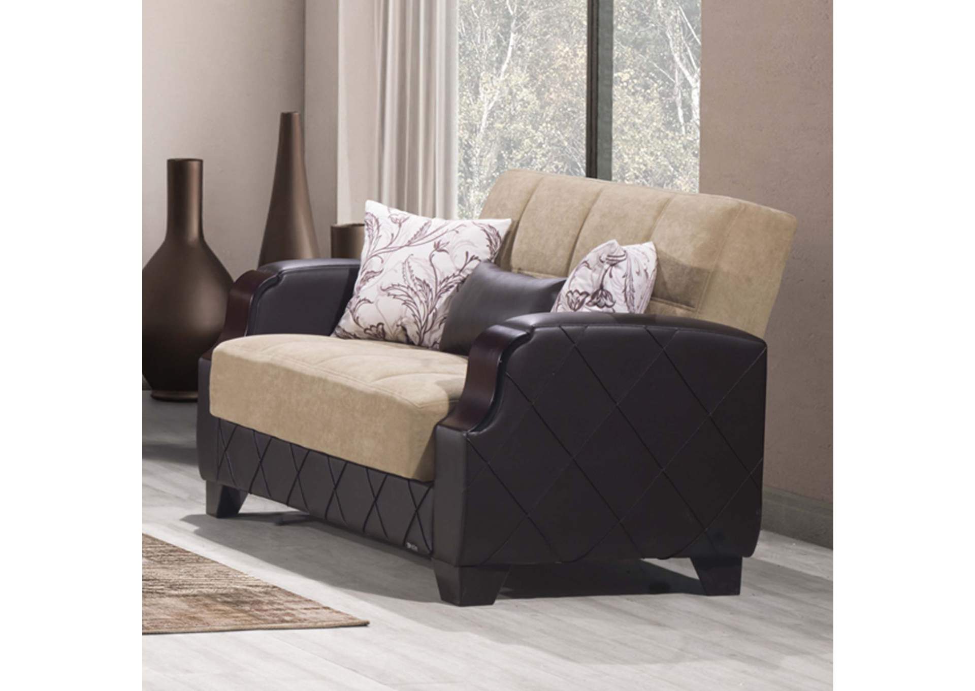Molina Loveseat Seat - Brown - Brown image 3