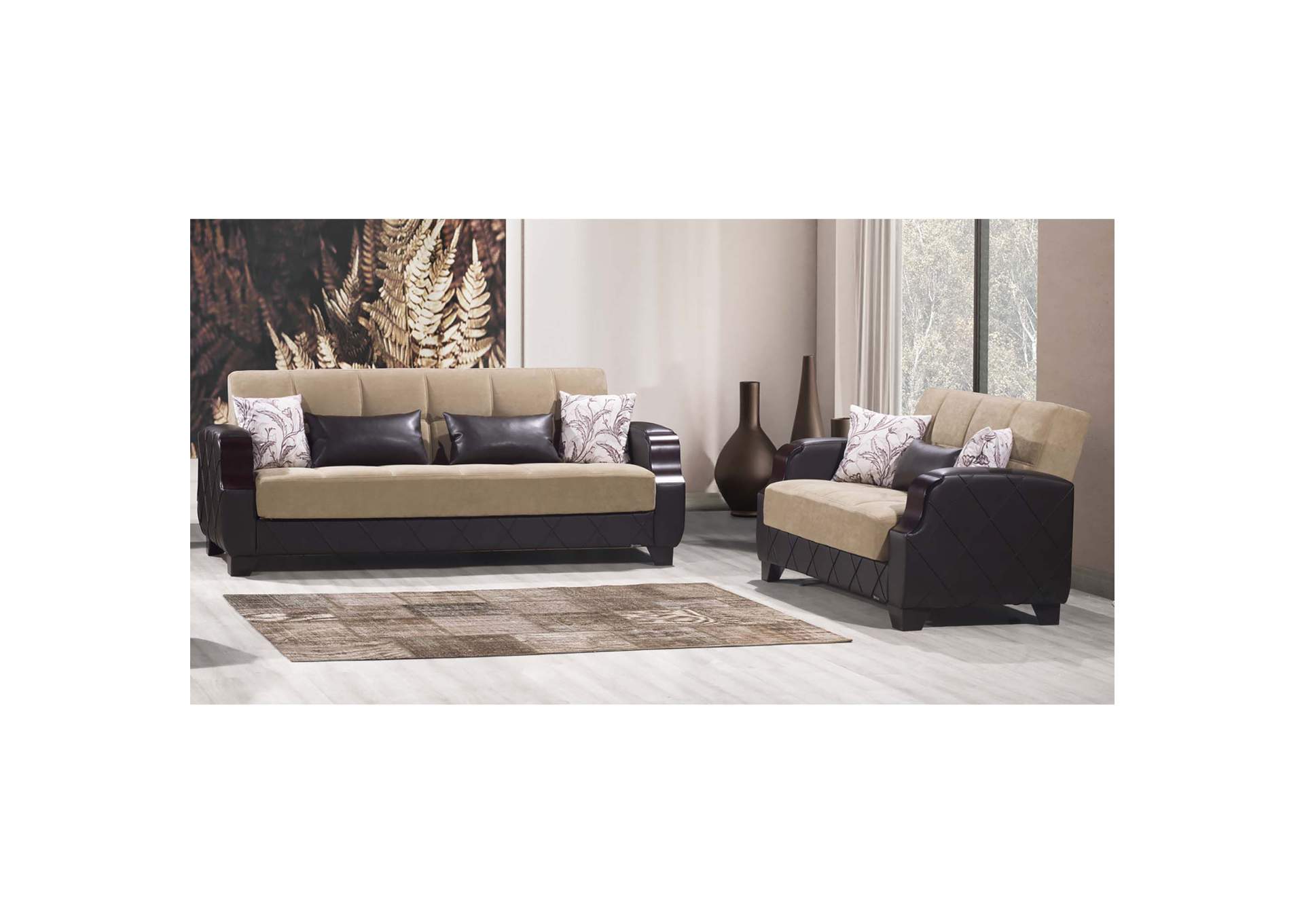Molina Loveseat Seat - Brown - Brown image 4