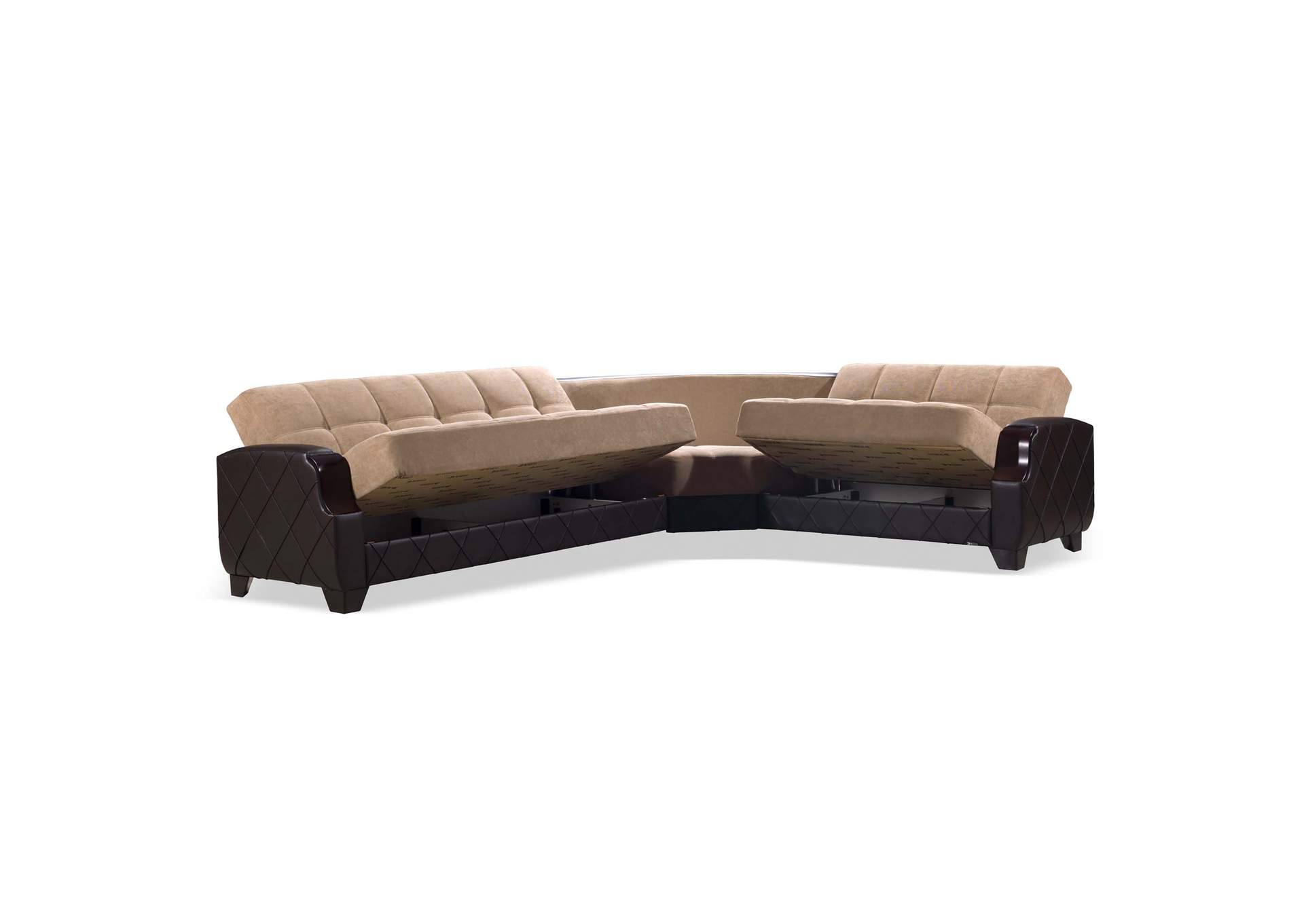 Molina Sectional - Brown - Brown image 7