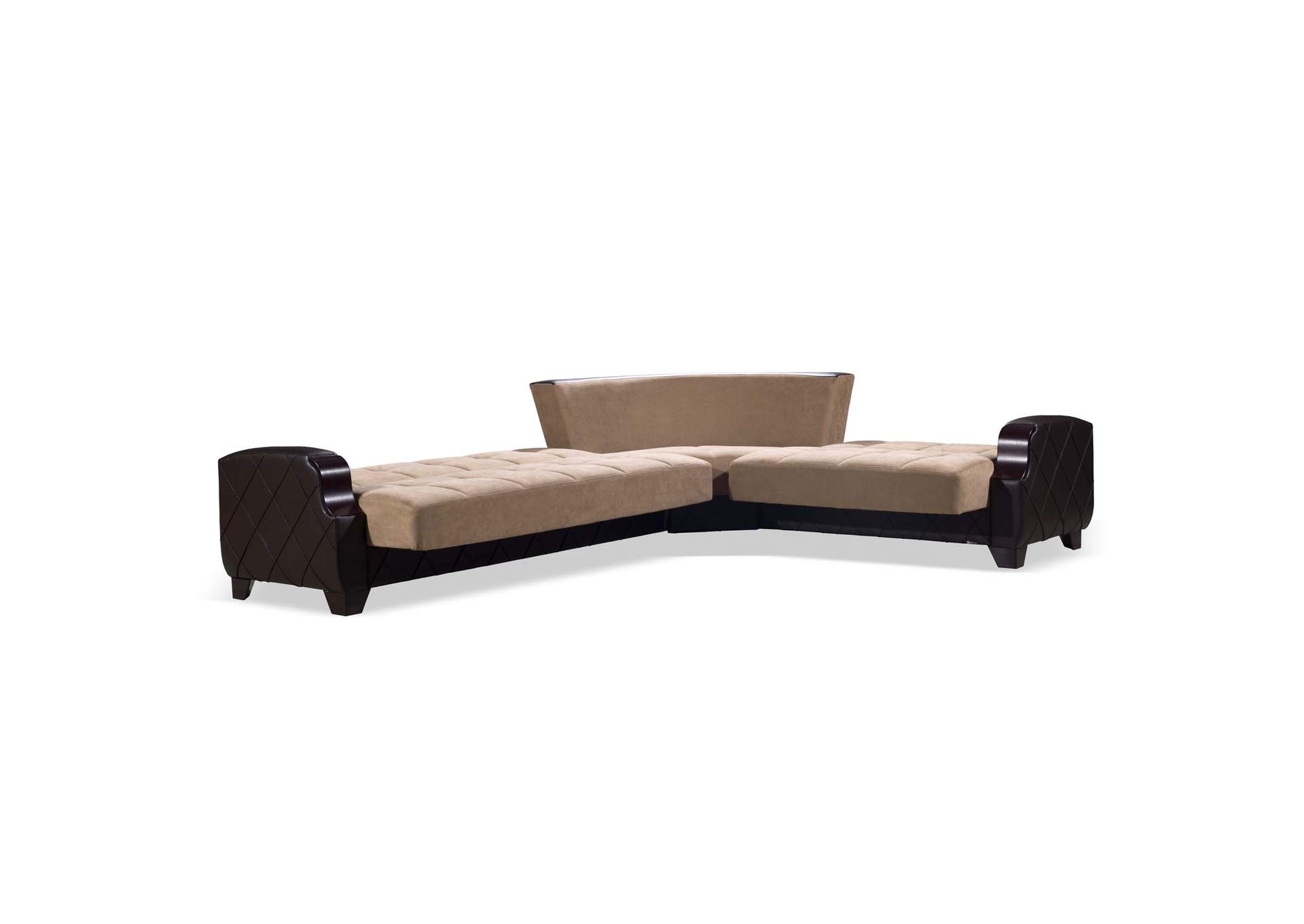 Molina Sectional - Brown - Brown image 8