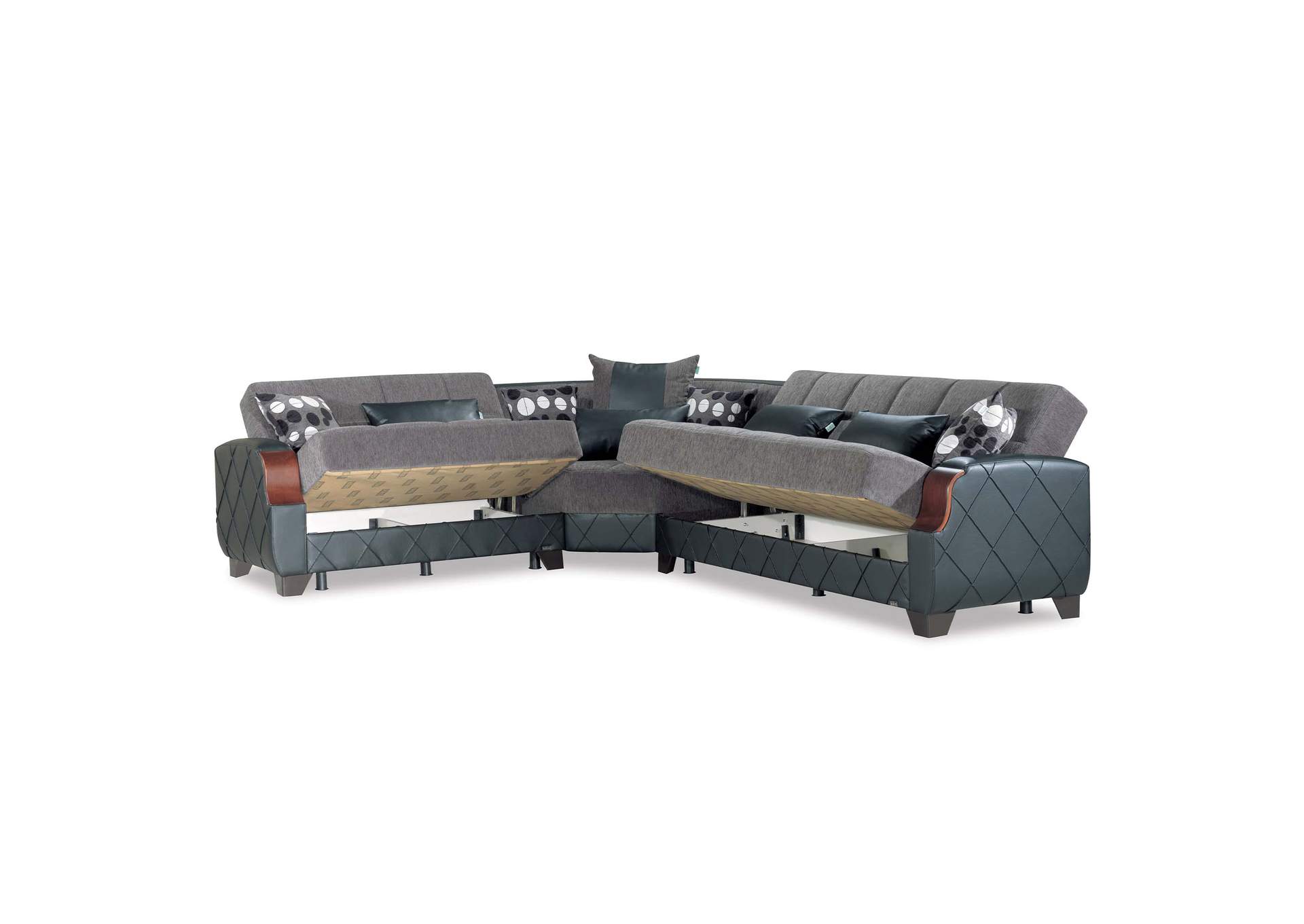 Molina Sectional - Floket Gray image 5