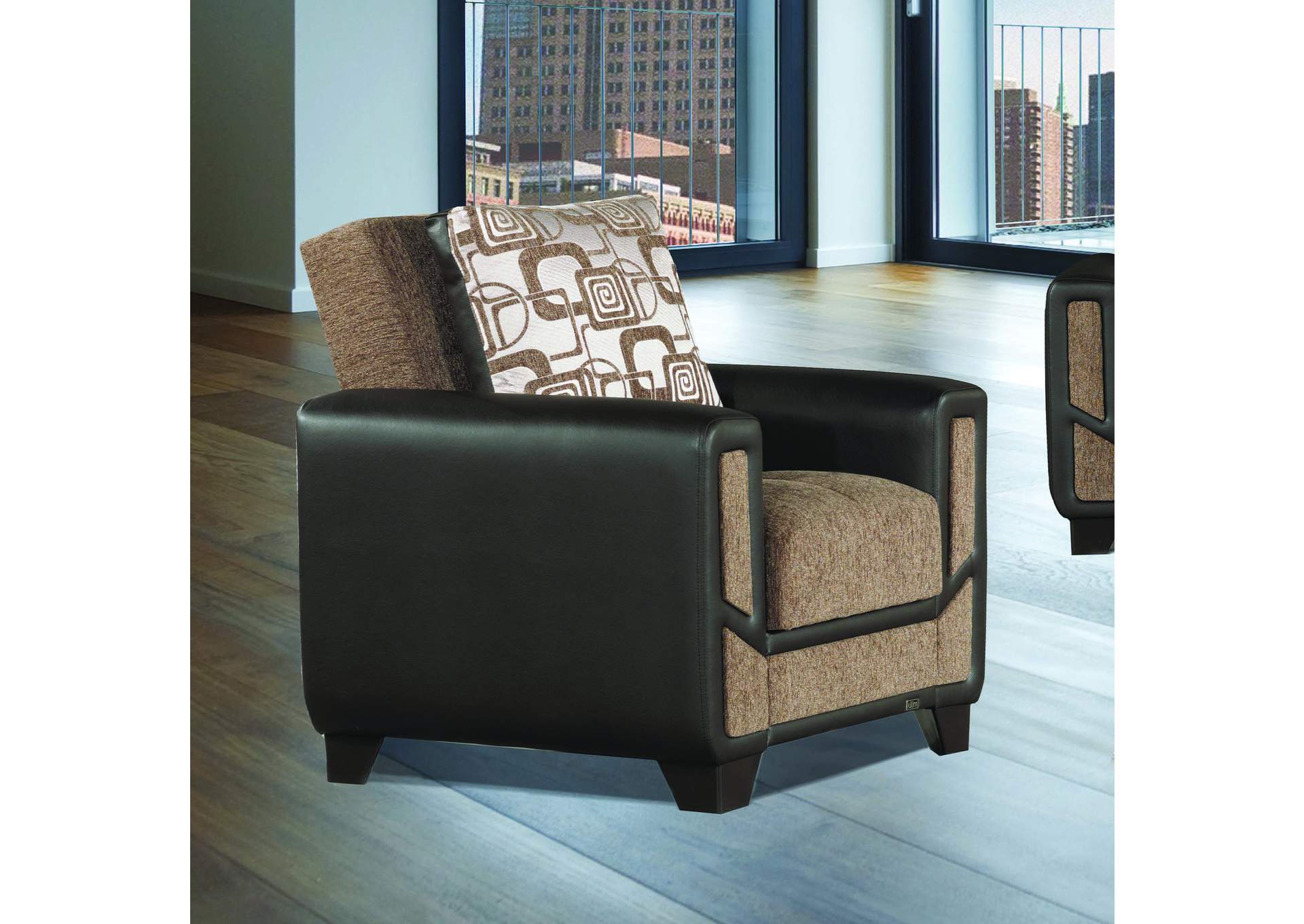 Mondo Modern Armchair - Brown 05 - 581 image 1