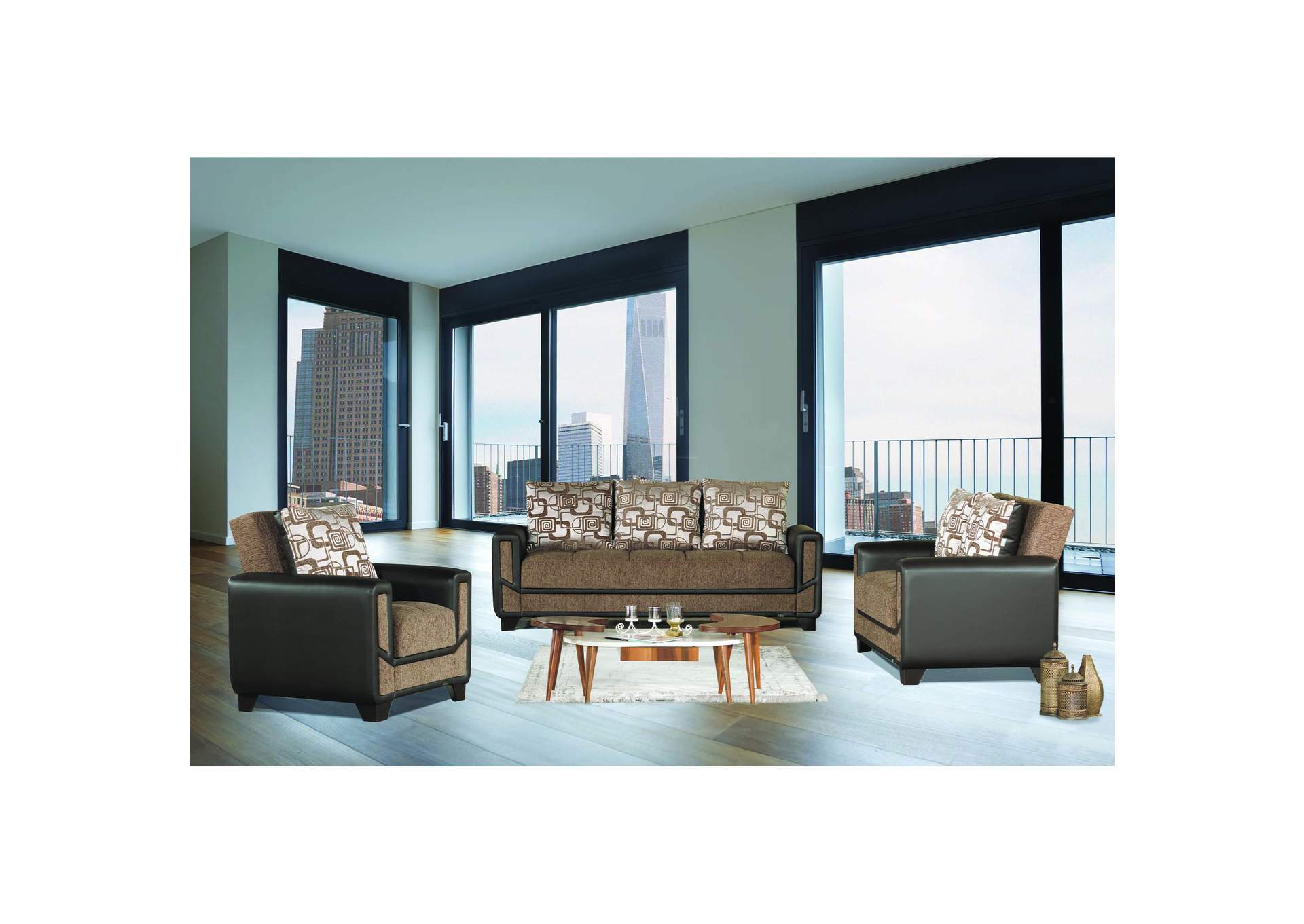 Mondo Modern Armchair - Brown 05 - 581 image 3