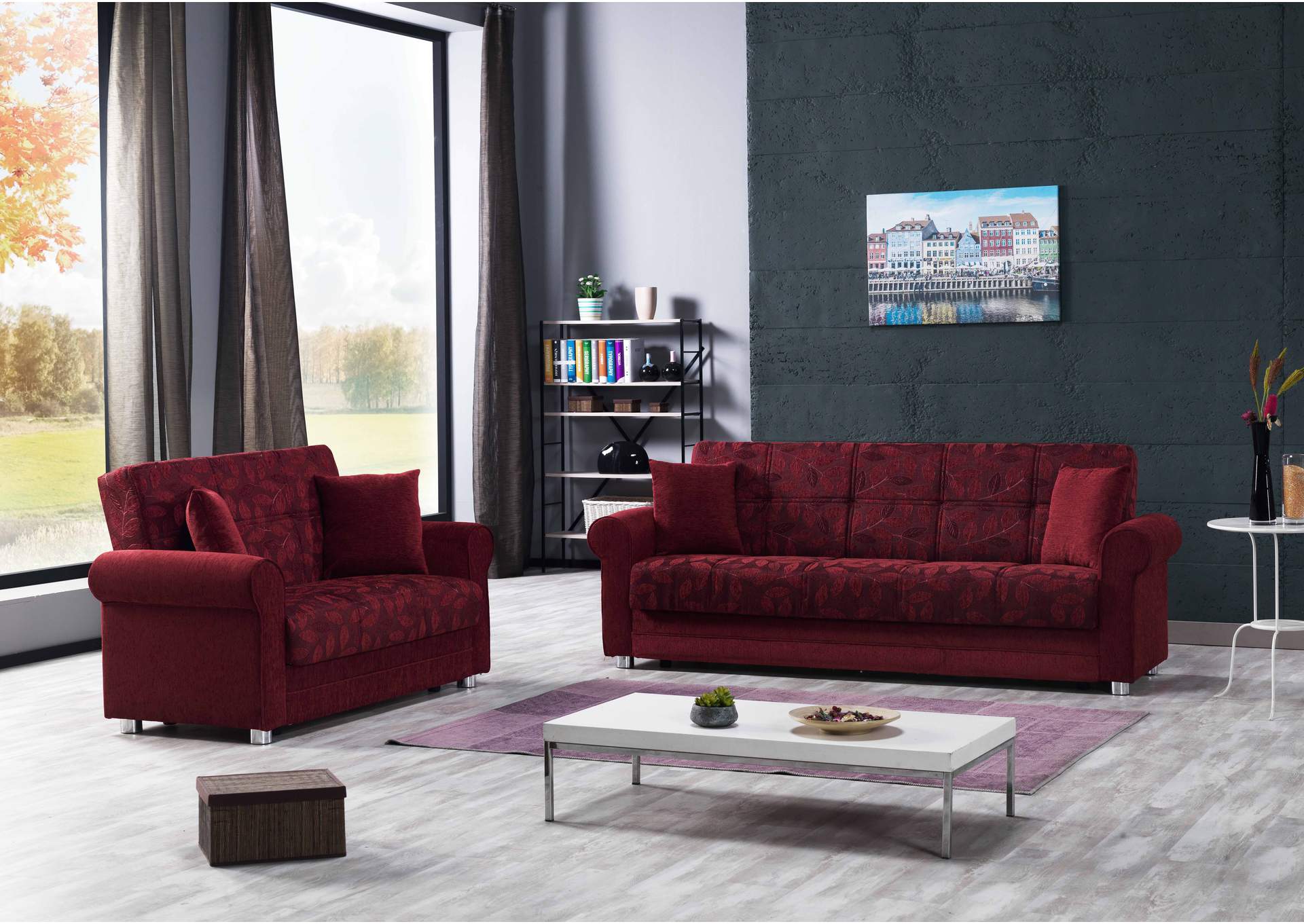 Rio Grande Sofabed - Burgundy image 1