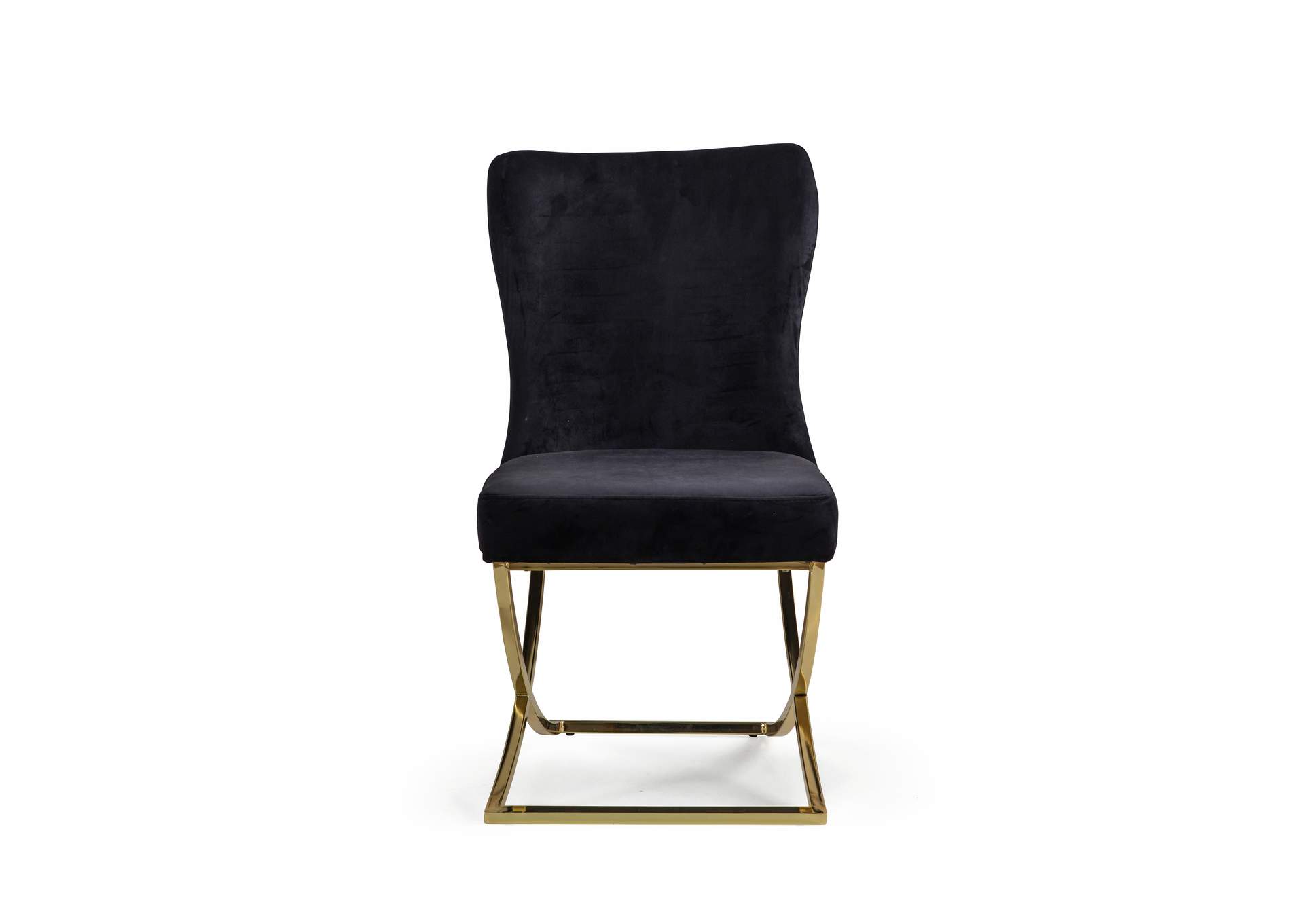 Royal Dining Chair - Black - Gold image 6