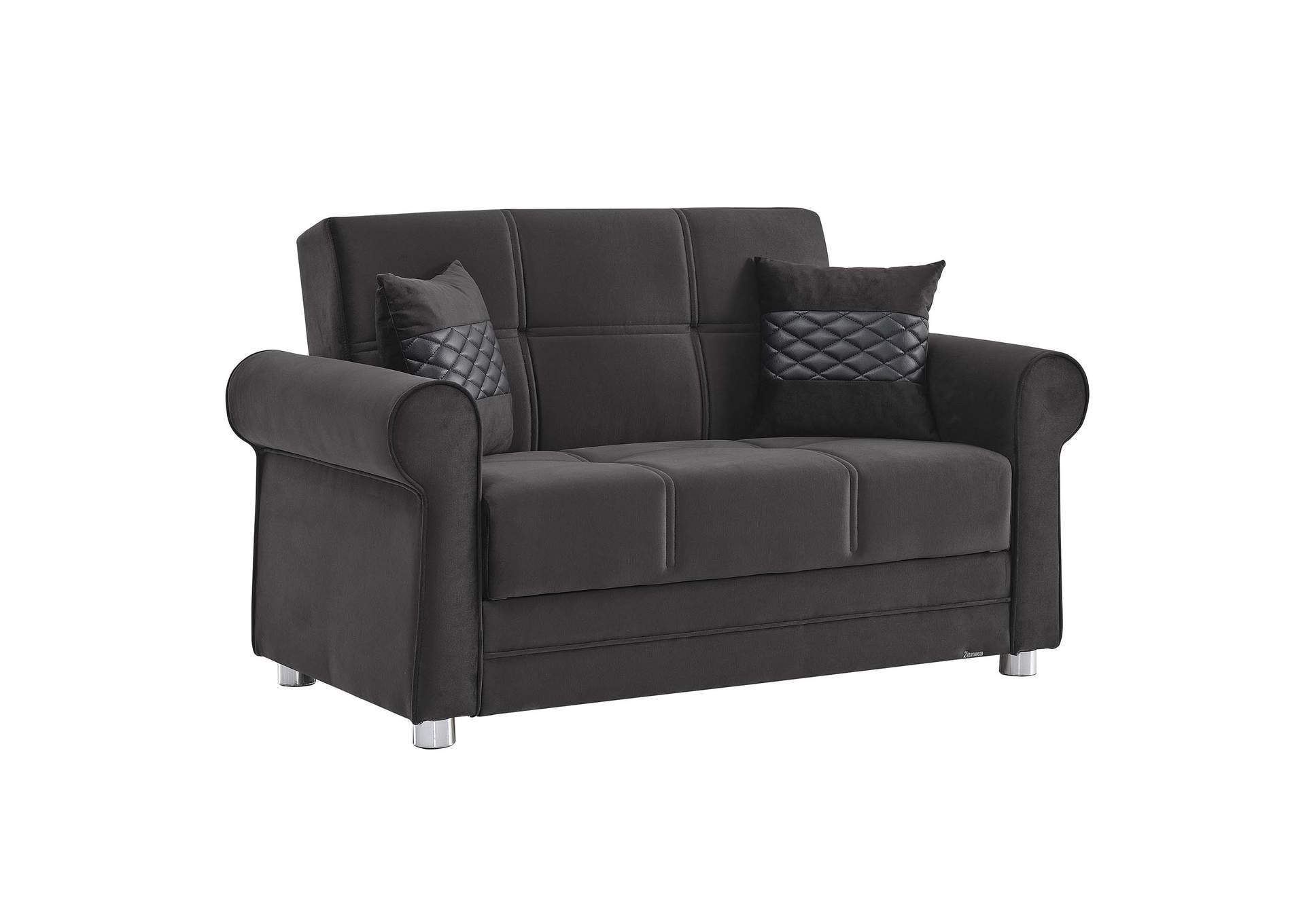 Sara Loveseat Seat - Black image 1