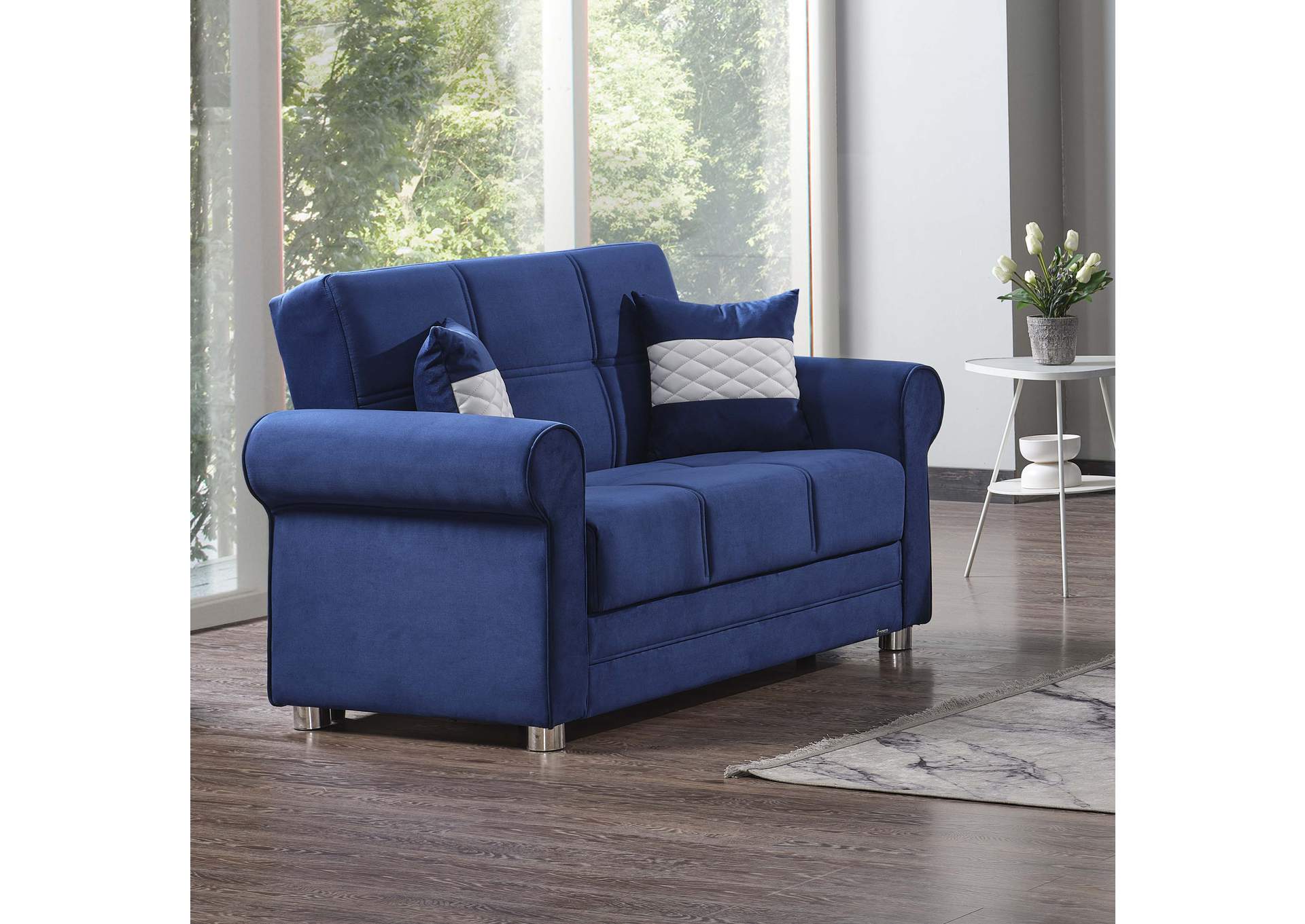 Sara Loveseat Seat - Blue image 5