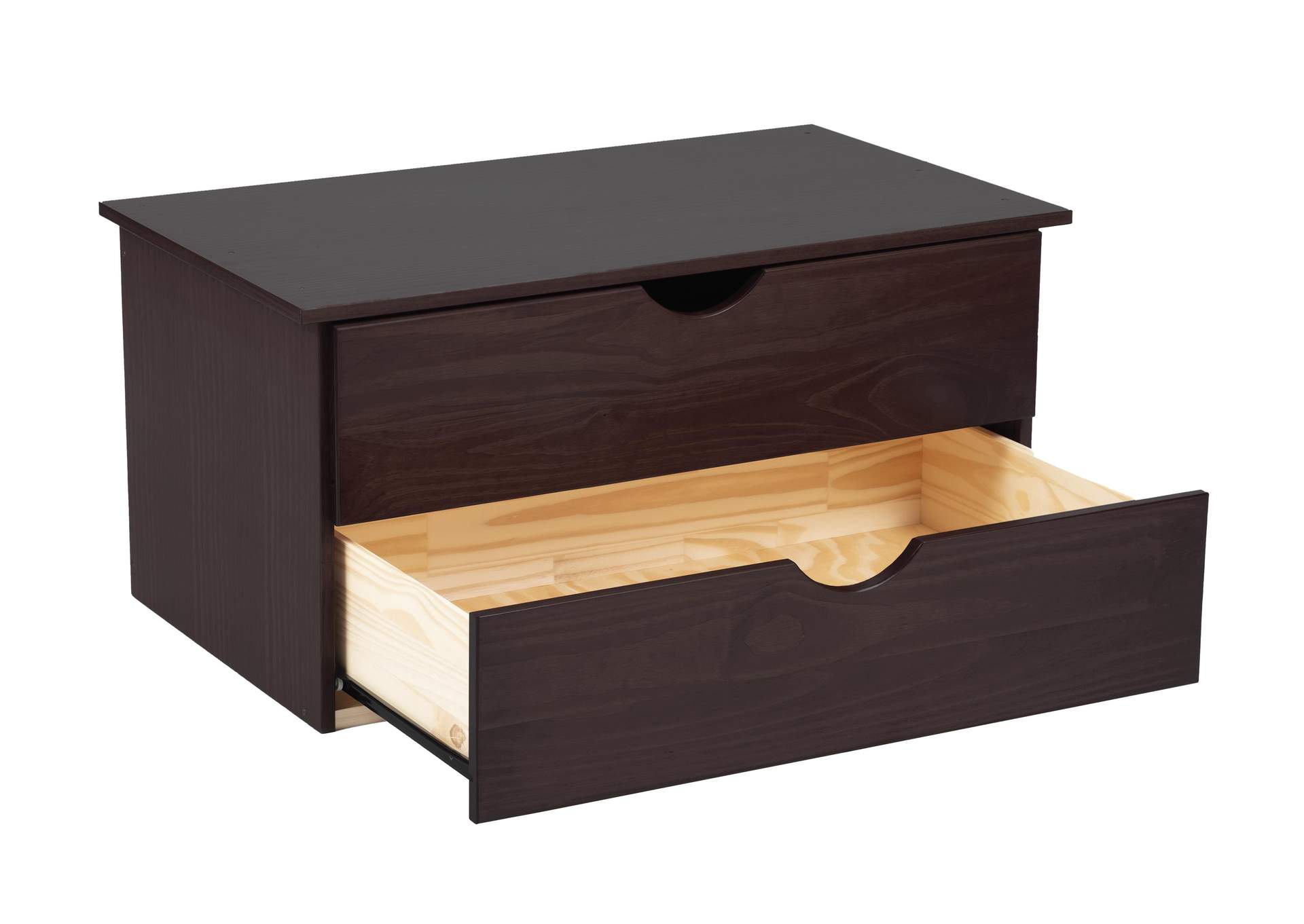 100% Solid Wood 2-Drawer Internal Chest for Kyle Wardrobe image 3