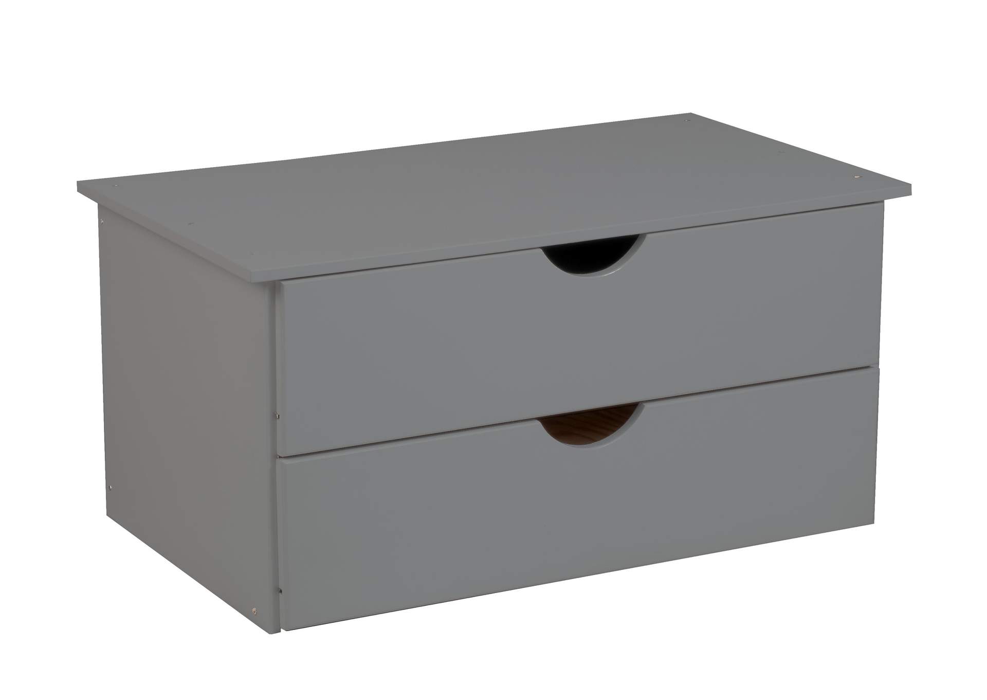 100% Solid Wood Stackable 2-Drawer Internal Chest for Urban Wardrobe image 1