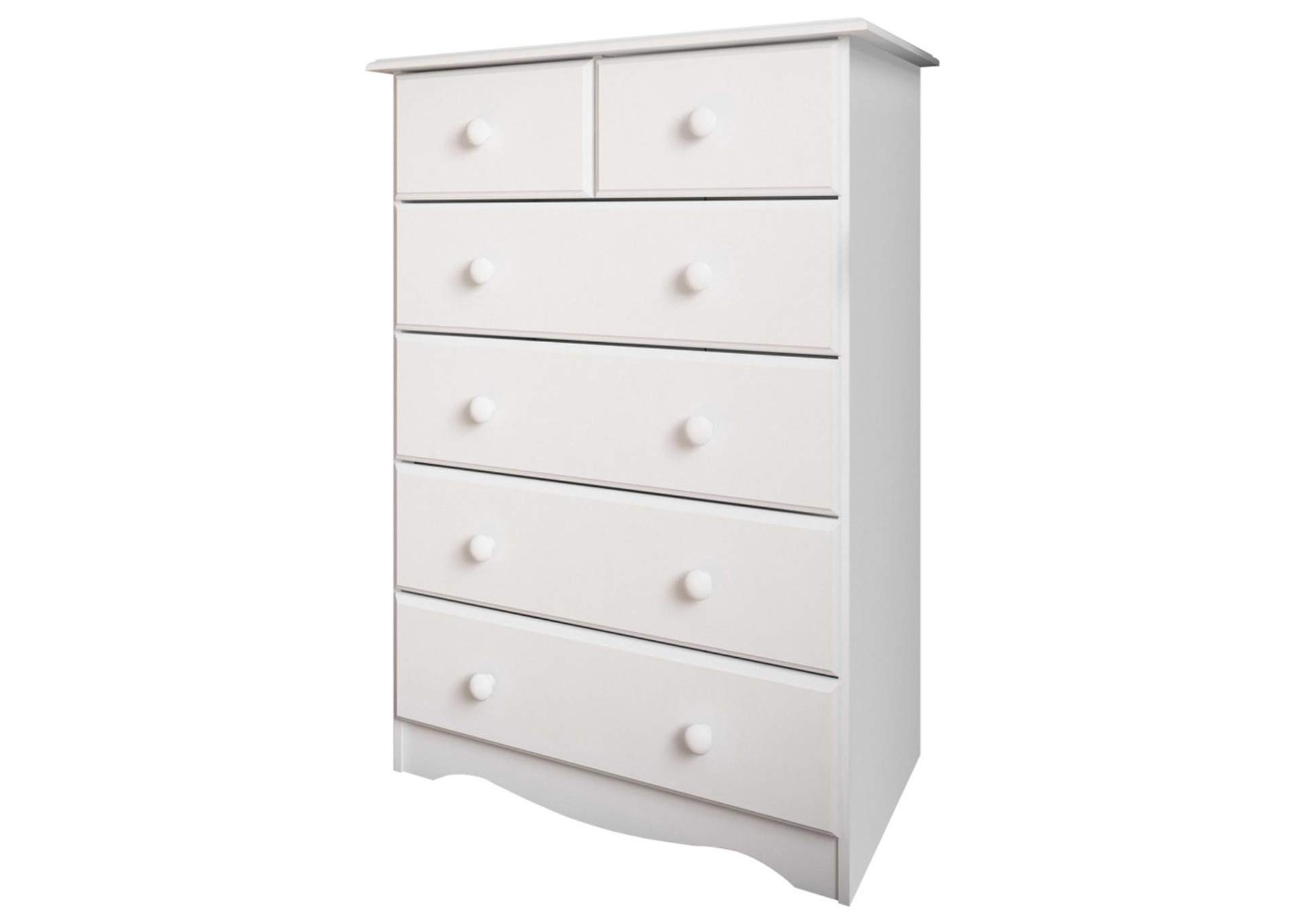 100% Solid Wood 6-Drawer Chest image 1