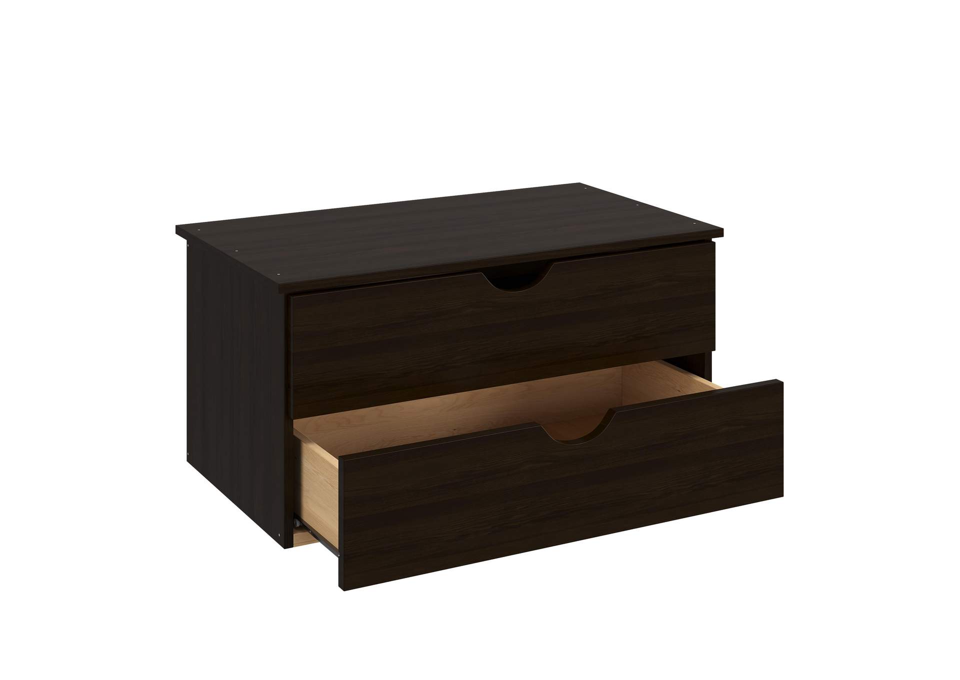 100% Solid Wood 2-Drawer Internal Chest for Kyle Wardrobe image 3