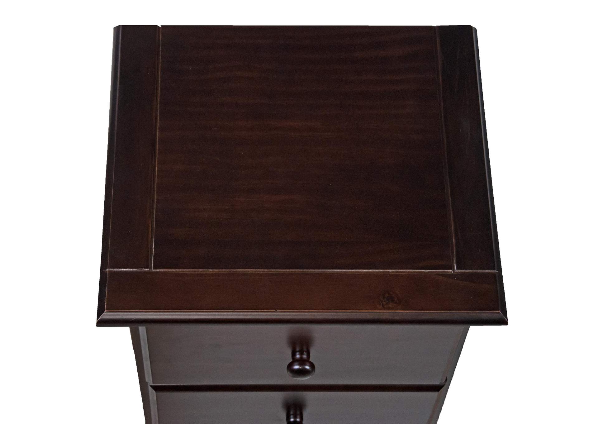 100% Solid Wood 3-Drawer Nightstand image 5