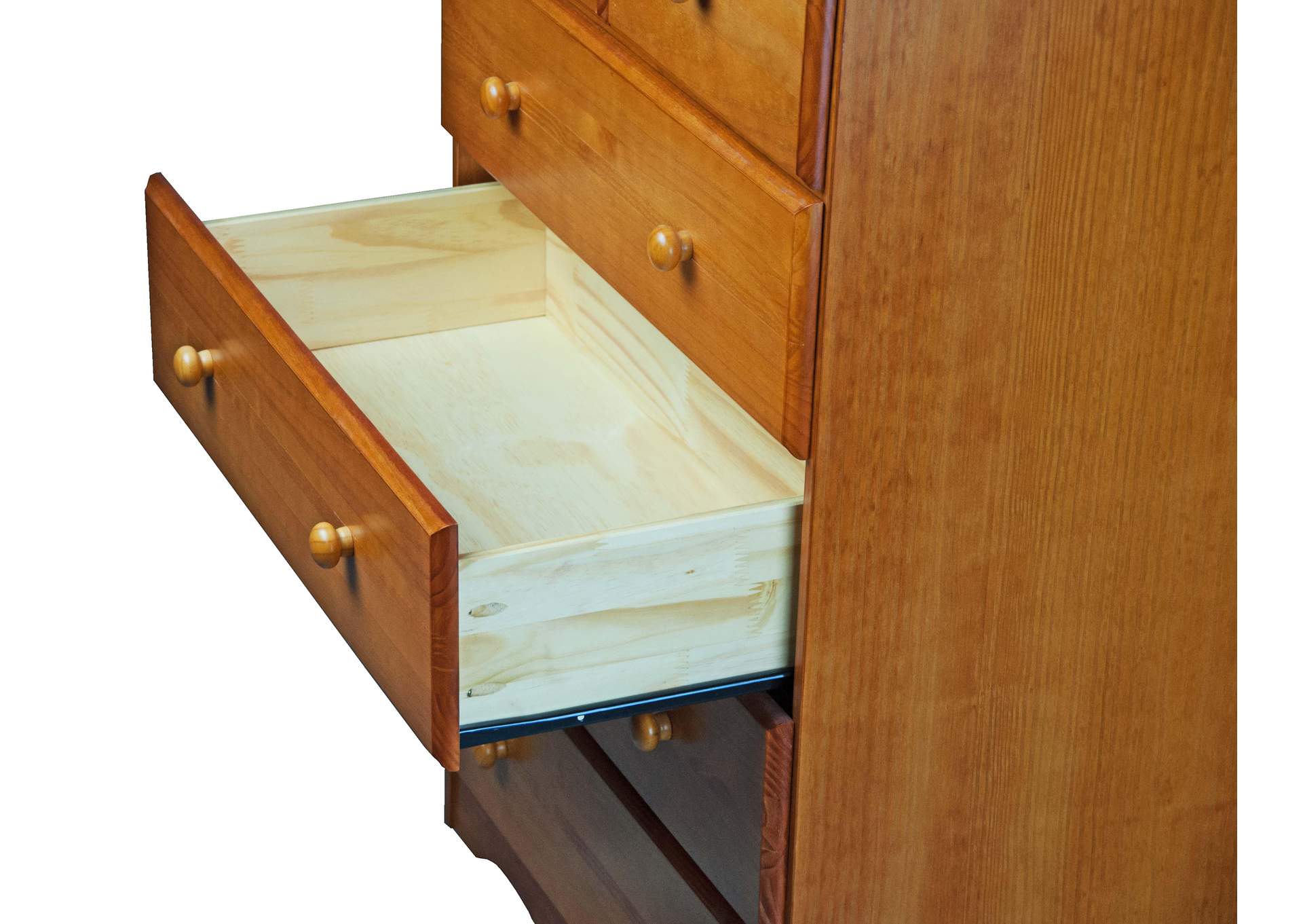 100% Solid Wood 5-Drawer Chest image 4