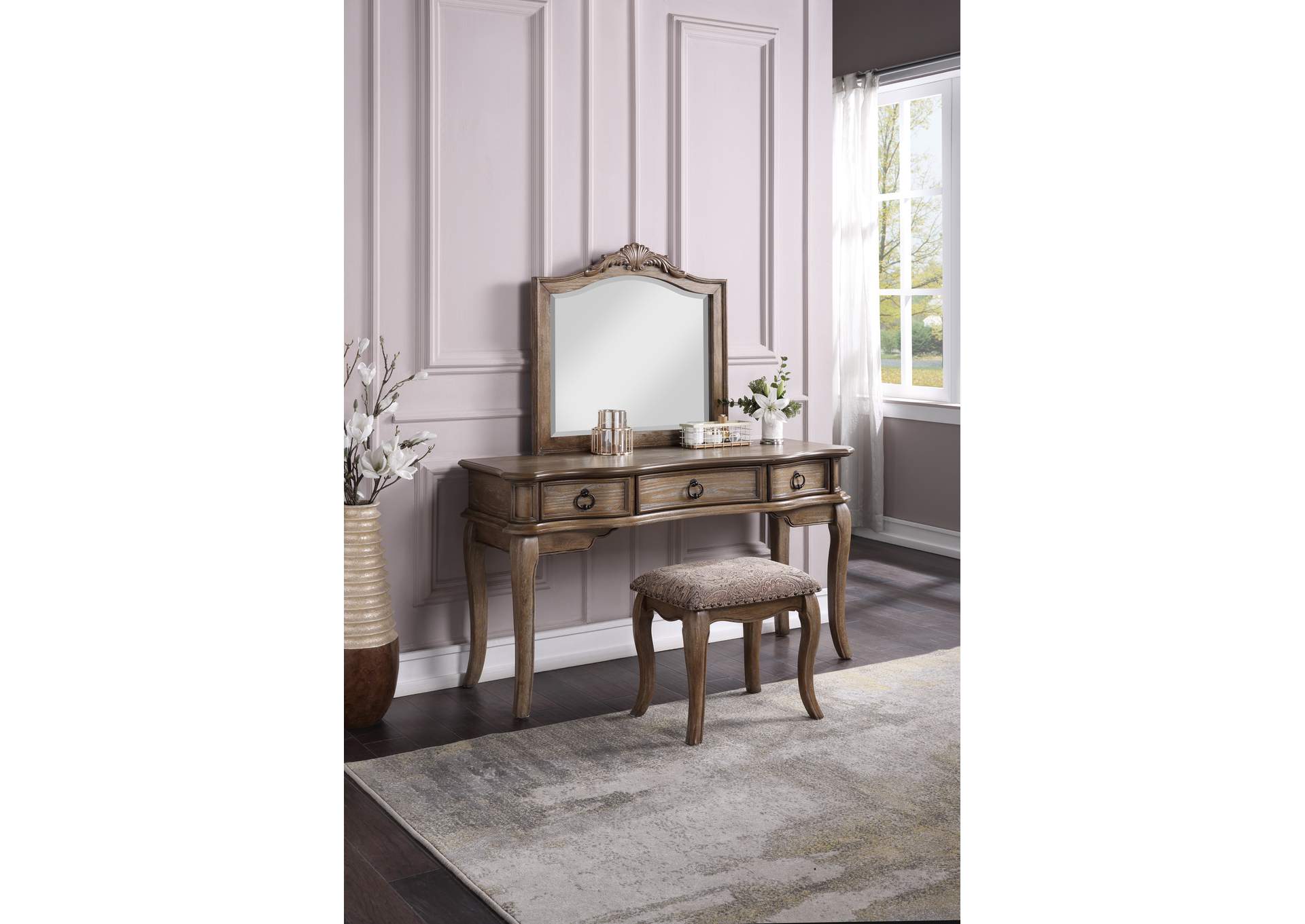 Vanity Set + Stool image 1