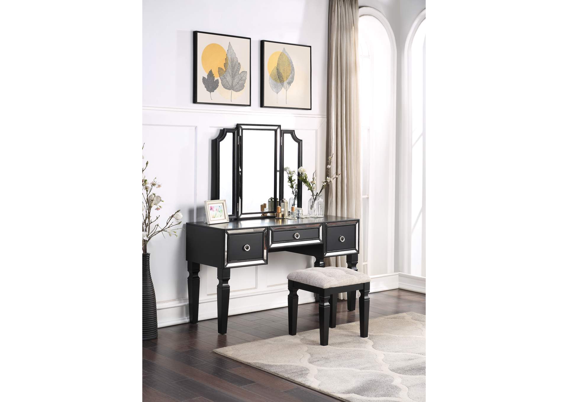 Vanity Set + Stool image 1
