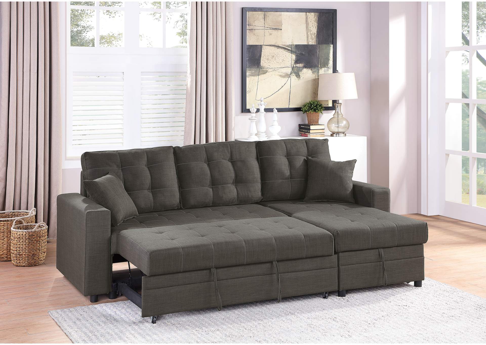 2-SEAT Sofa W/pull-out Bed image 1