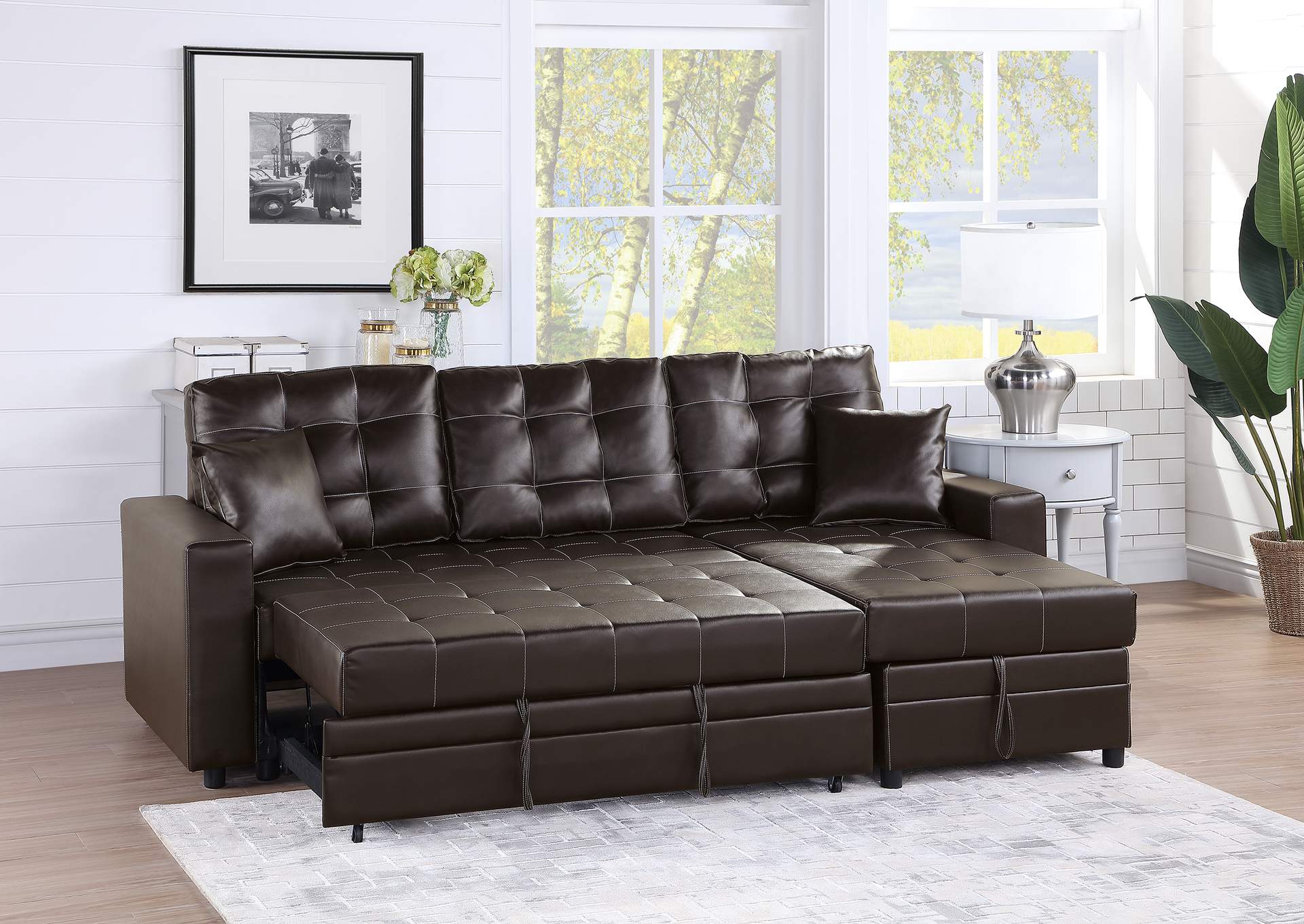 2-SEAT Sofa W/pull-out Bed image 1