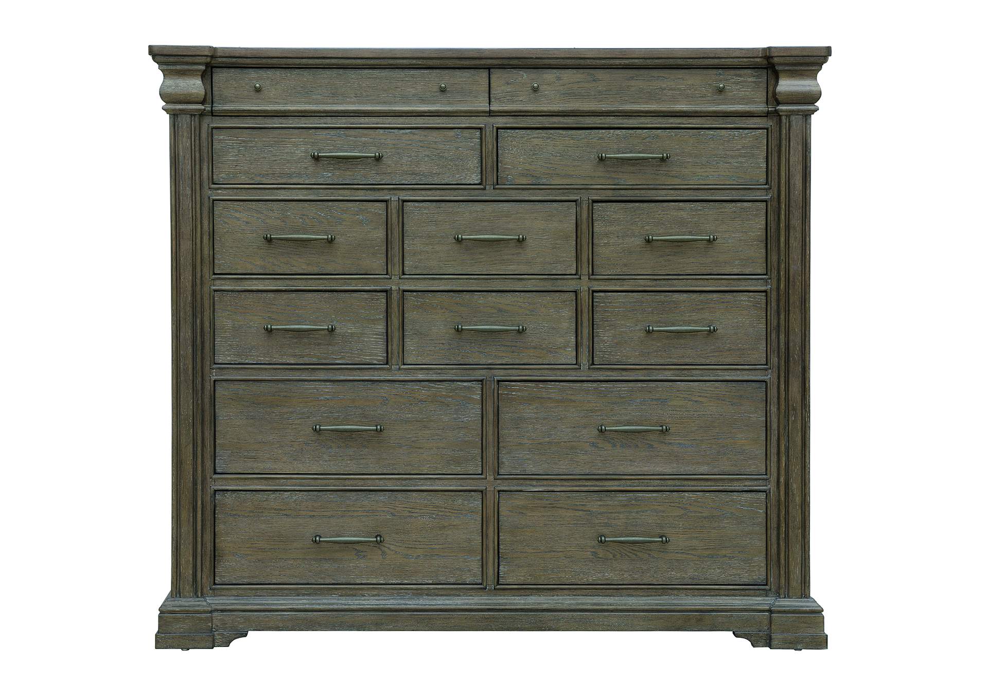 Madison Ridge Brown 14 Drawer Master Chest image 3