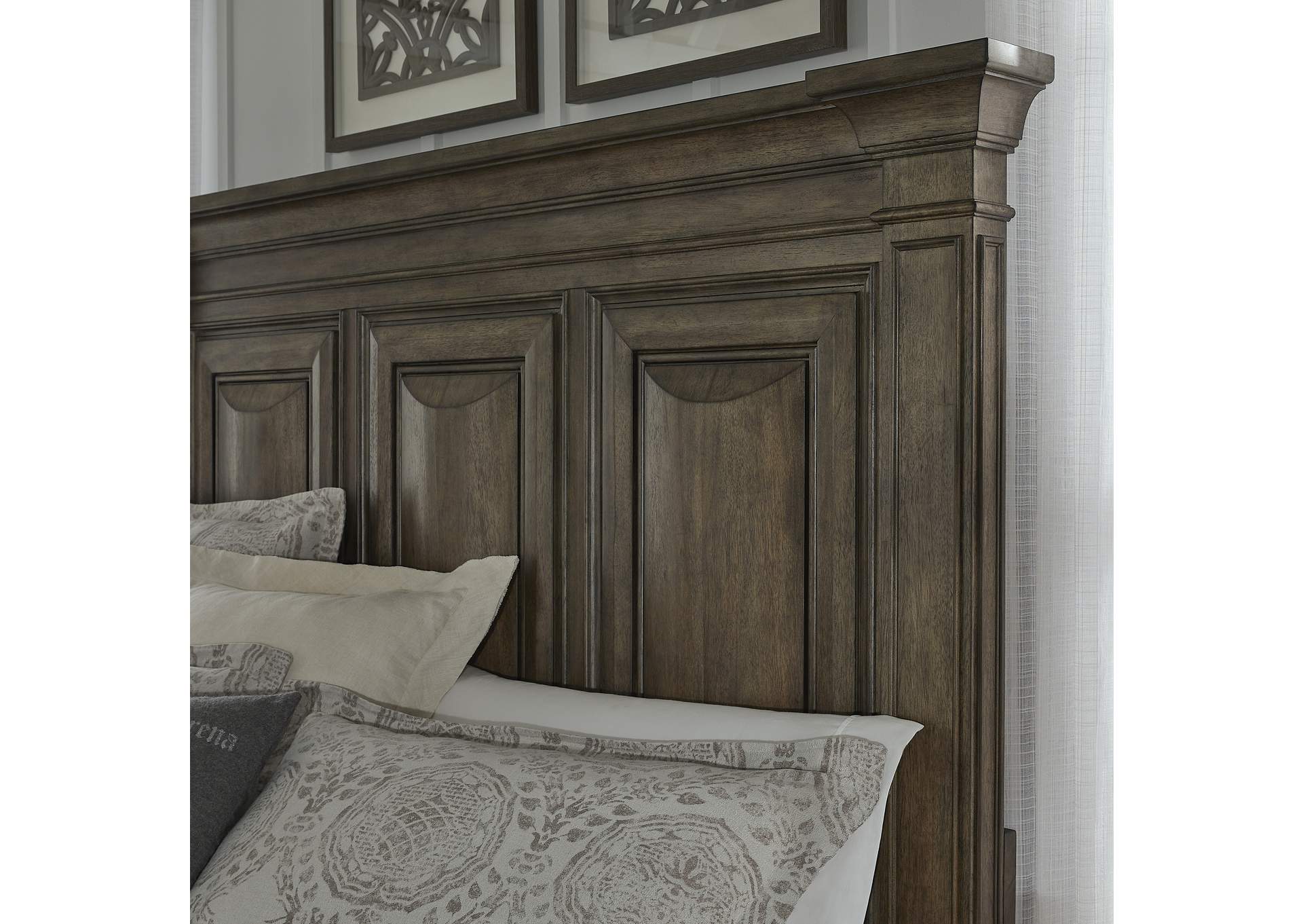 Woodbury California King Panel Bed in Cowboy Boots Brown image 7