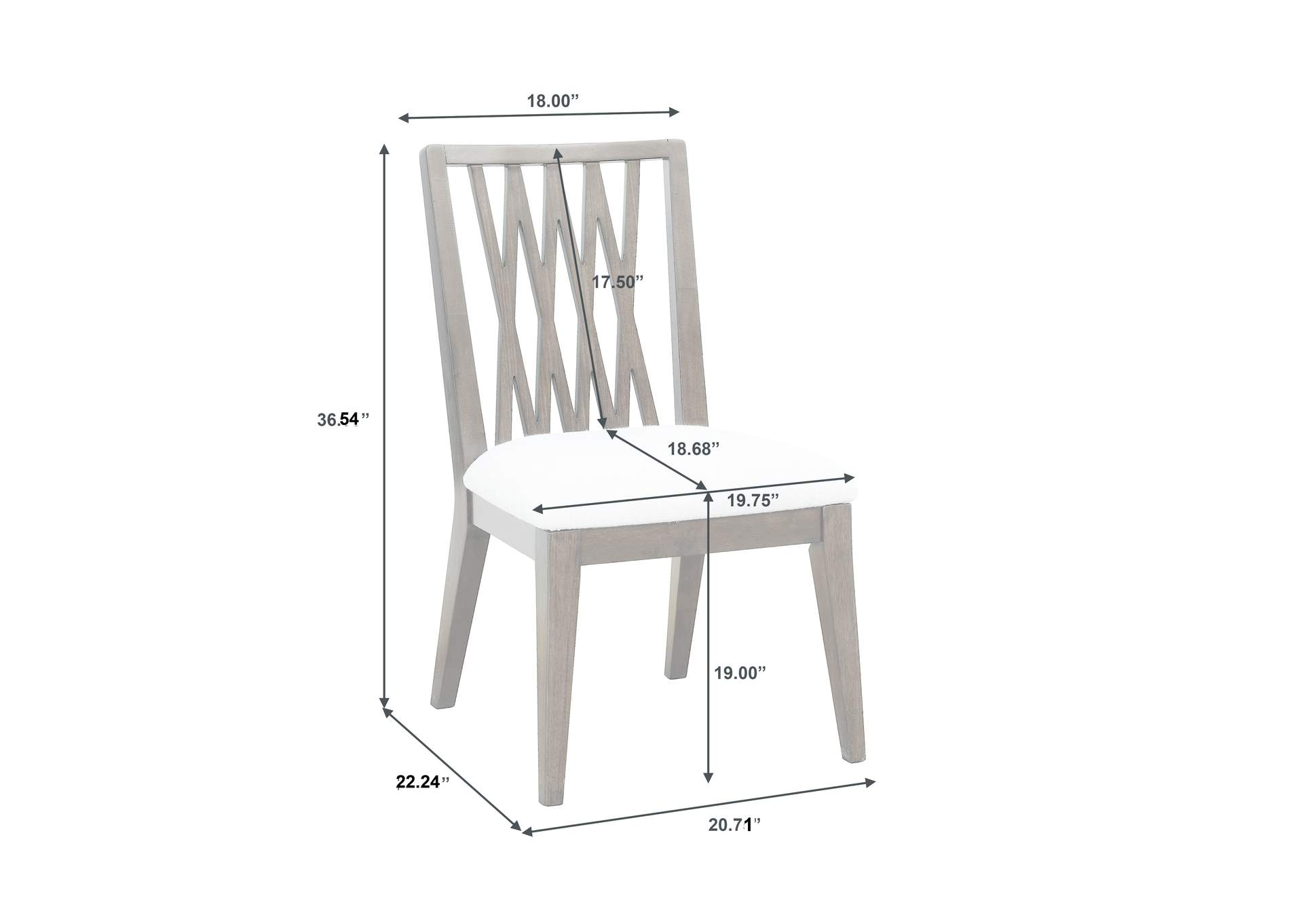 Asher Park Wood Back Side Chair image 8