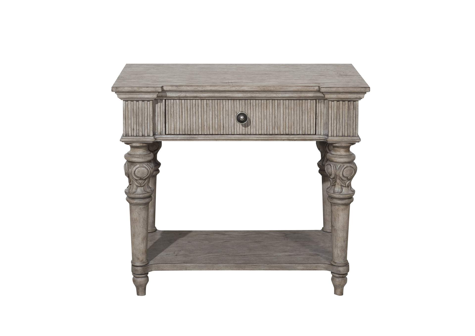 Kingsbury 1 Drawer Usb Charging Open Nightstand image 1
