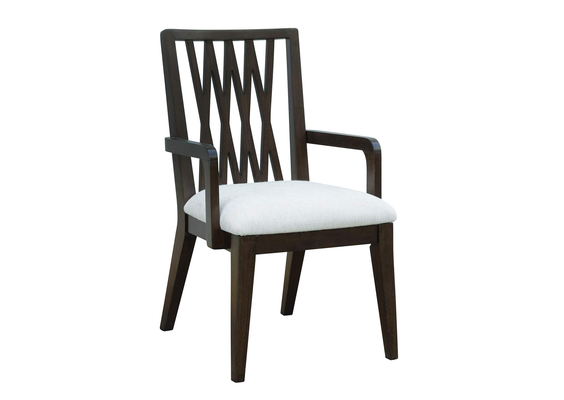 Asher Park Wood Back Arm Chair image 1