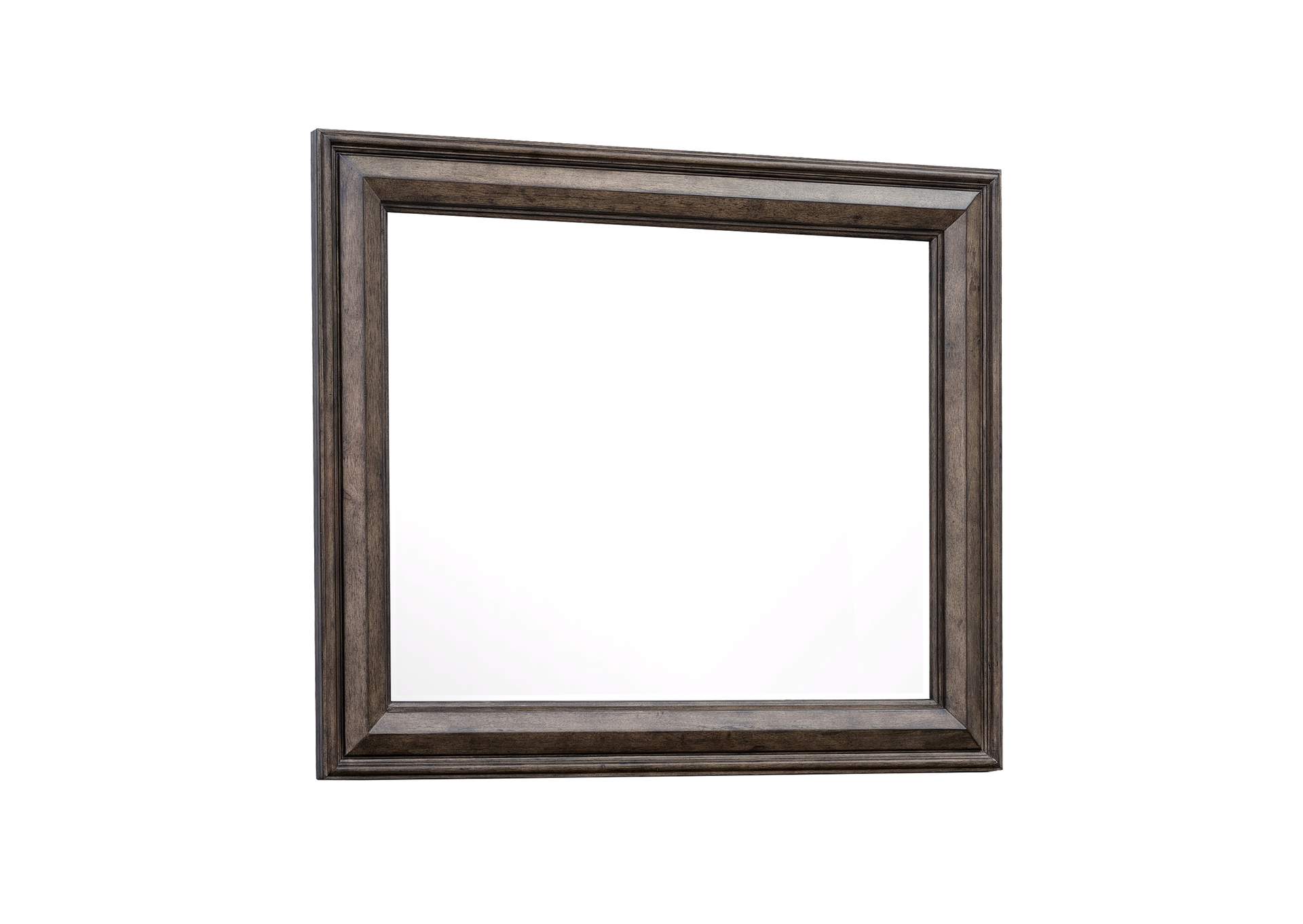 Woodbury 5 - Drawer, 2 Cabinet Dresser & Mirror Set in Cowboy Boots Brown image 4