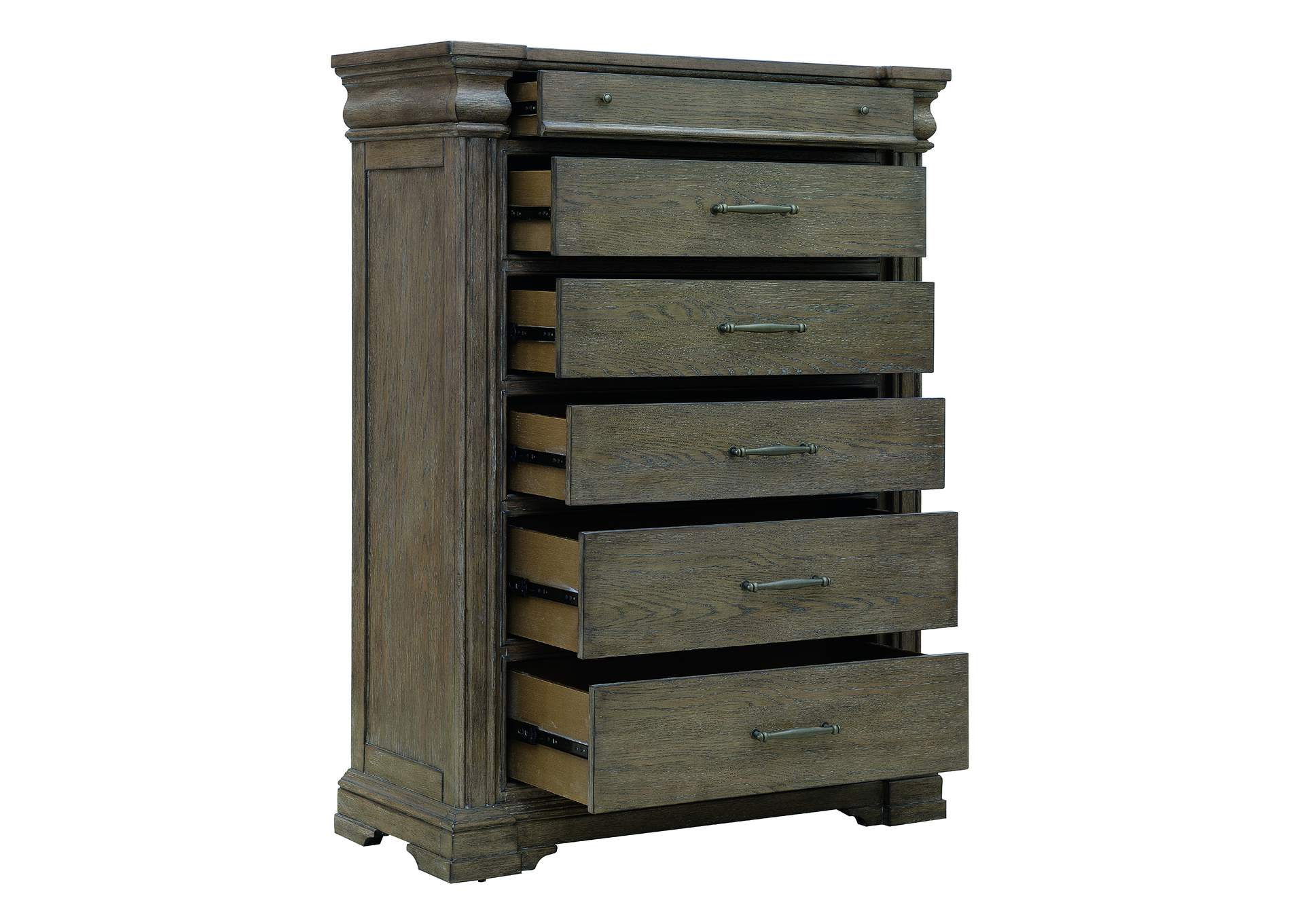 Madison Ridge Brown 6 Drawer Chest image 4