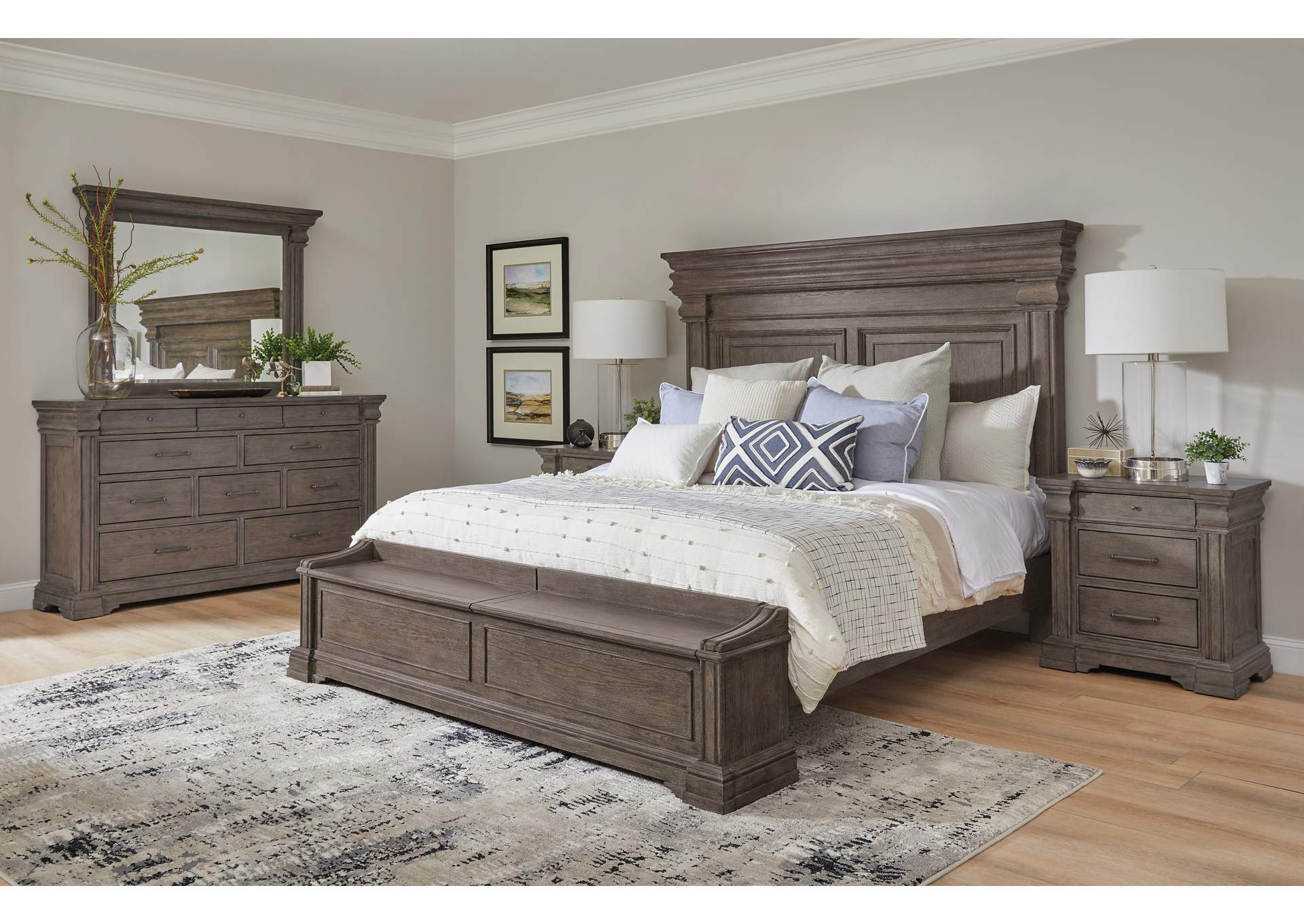 Madison Ridge Brown 10 Drawer Dresser image 10