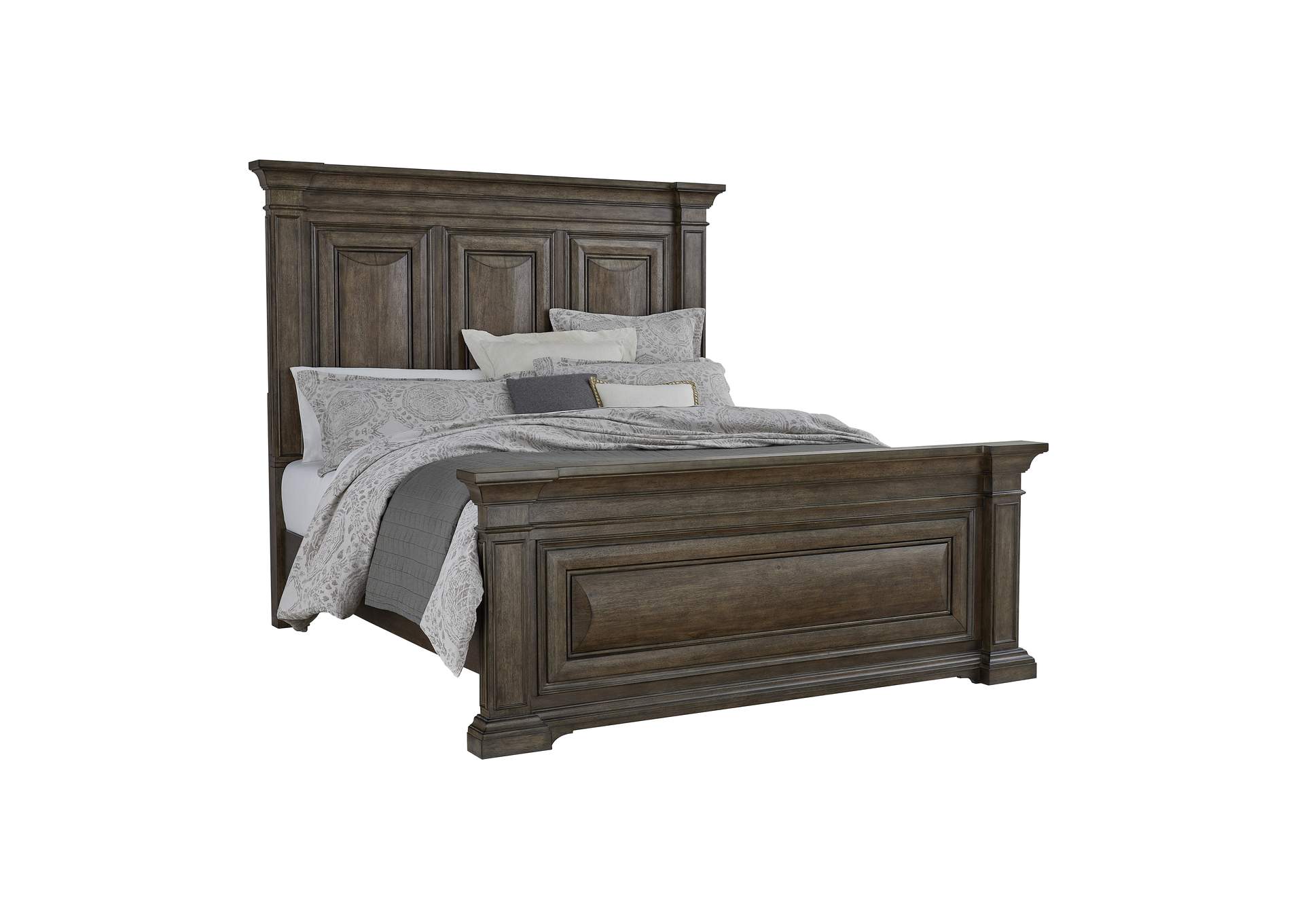 Woodbury California King Panel Bed in Cowboy Boots Brown image 3
