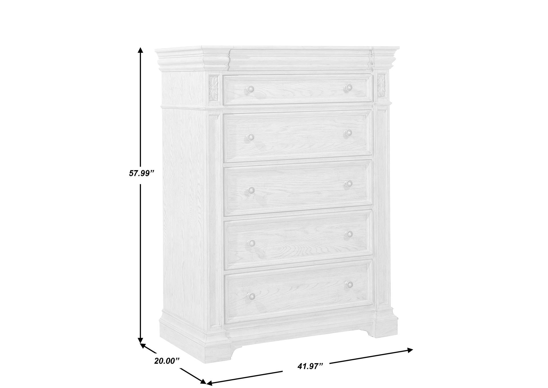 Kingsbury 6 Drawer Chest image 8