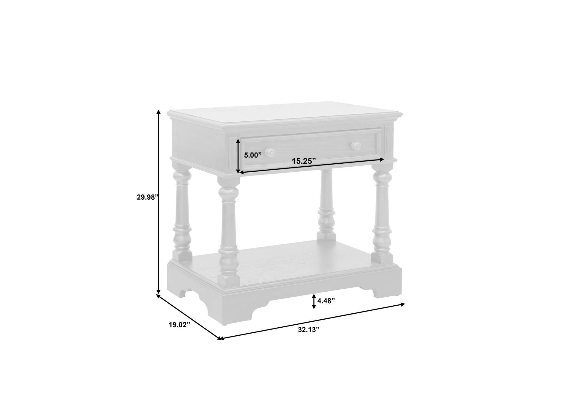 Hickory Creek Bachelor'S Chest With Storage Drawer image 10
