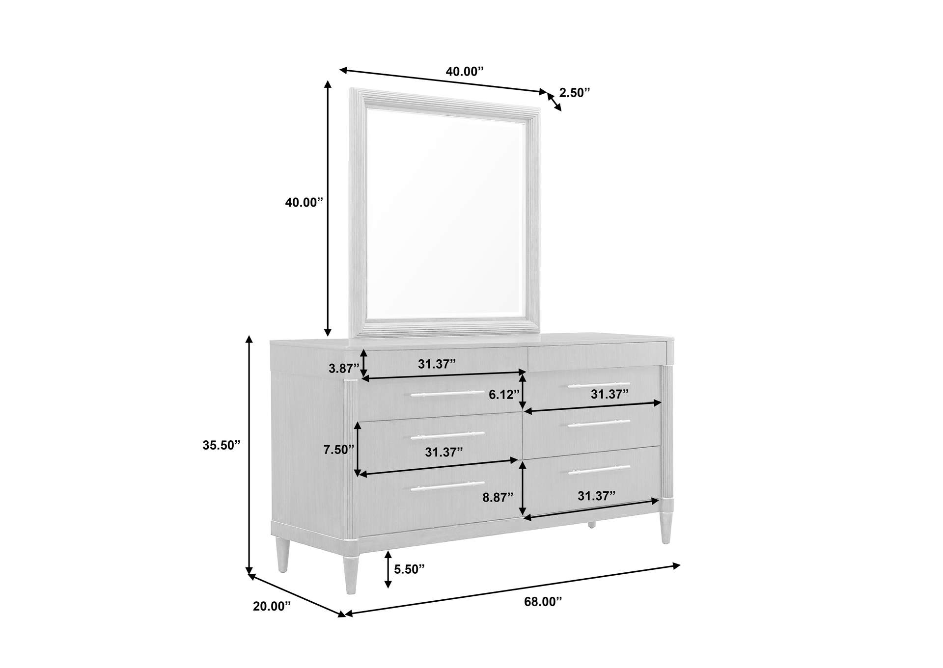 Asher Park 8 Drawer Dresser image 11