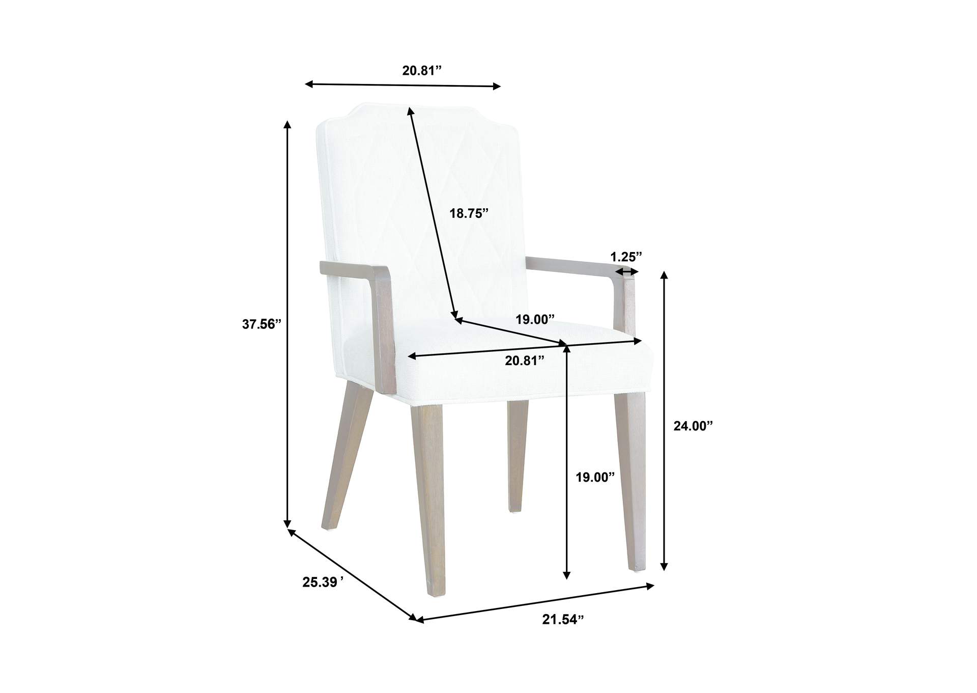 Asher Park Upholstered Arm Chair image 6