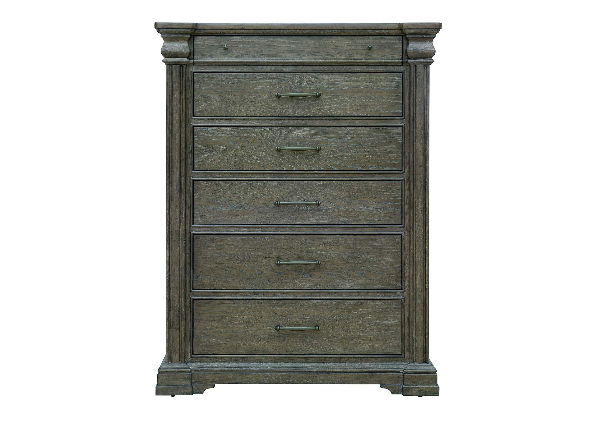 Madison Ridge Brown 6 Drawer Chest image 3