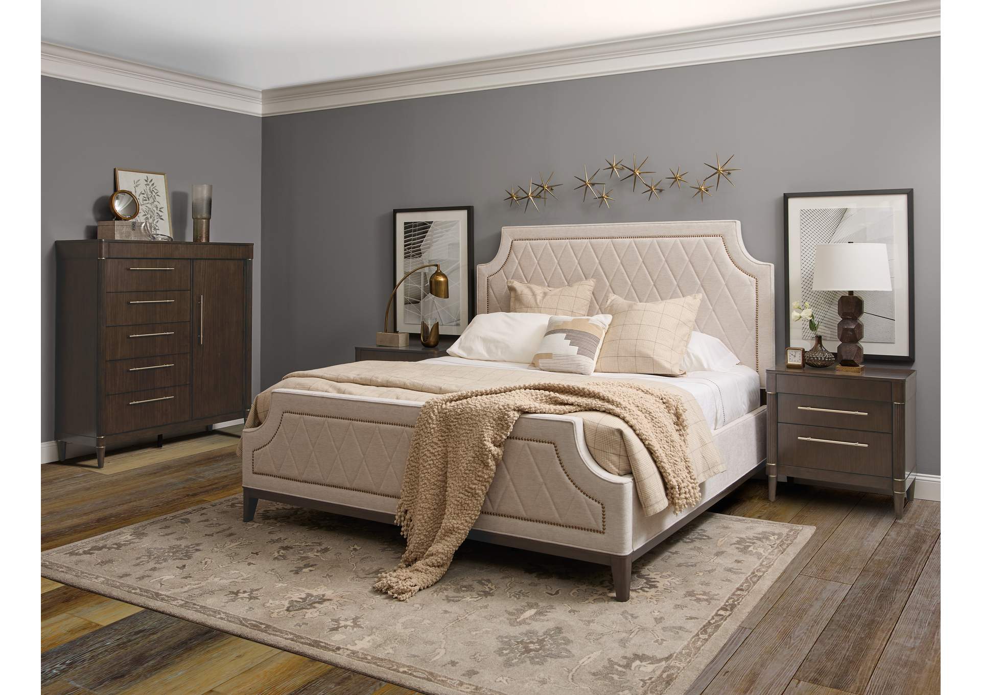 Asher Park California King Upholstered Bed image 8