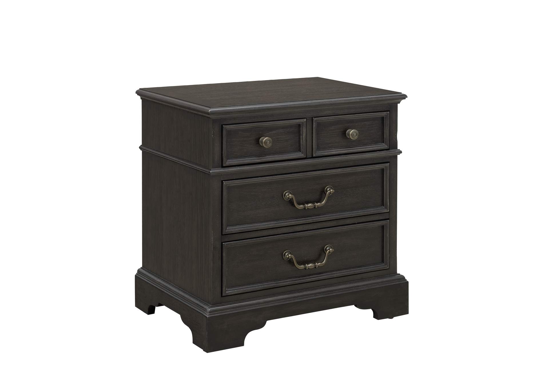 Hickory Creek 3 Drawer Nightstand image 1