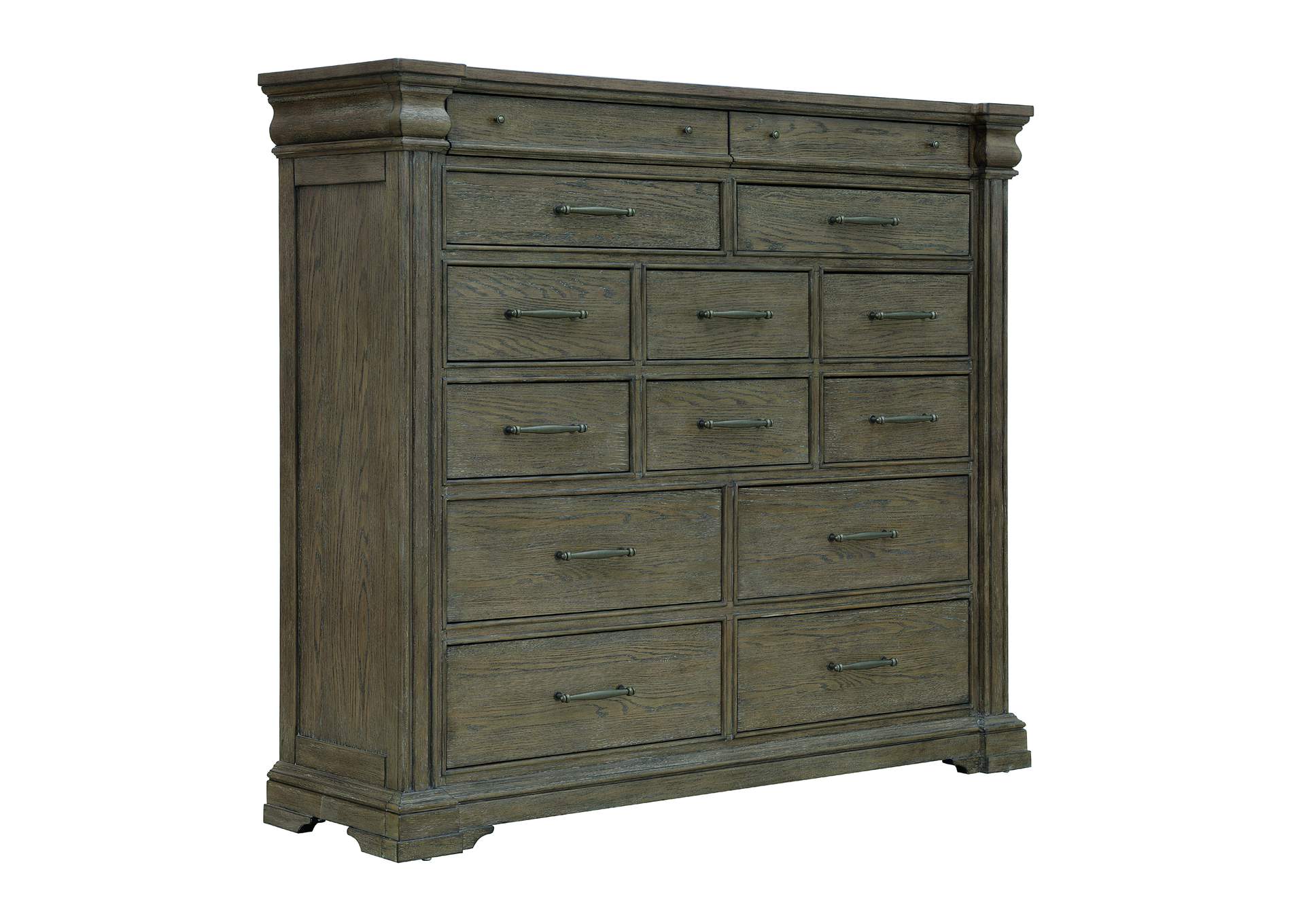 Madison Ridge Brown 14 Drawer Master Chest image 1