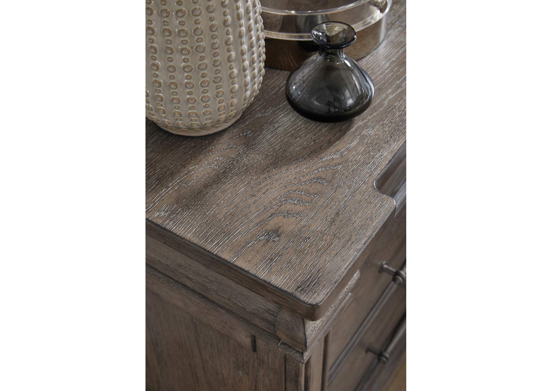 Madison Ridge Brown 3 Drawer Nightstand image 7