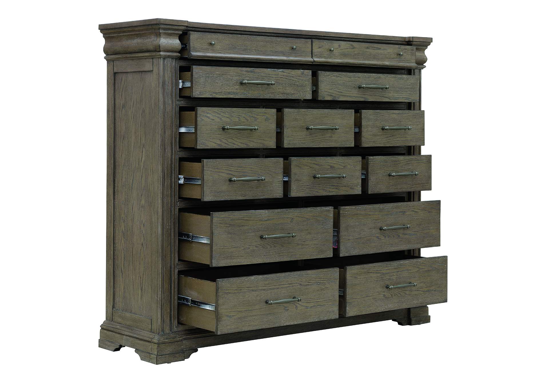 Madison Ridge Brown 14 Drawer Master Chest image 4