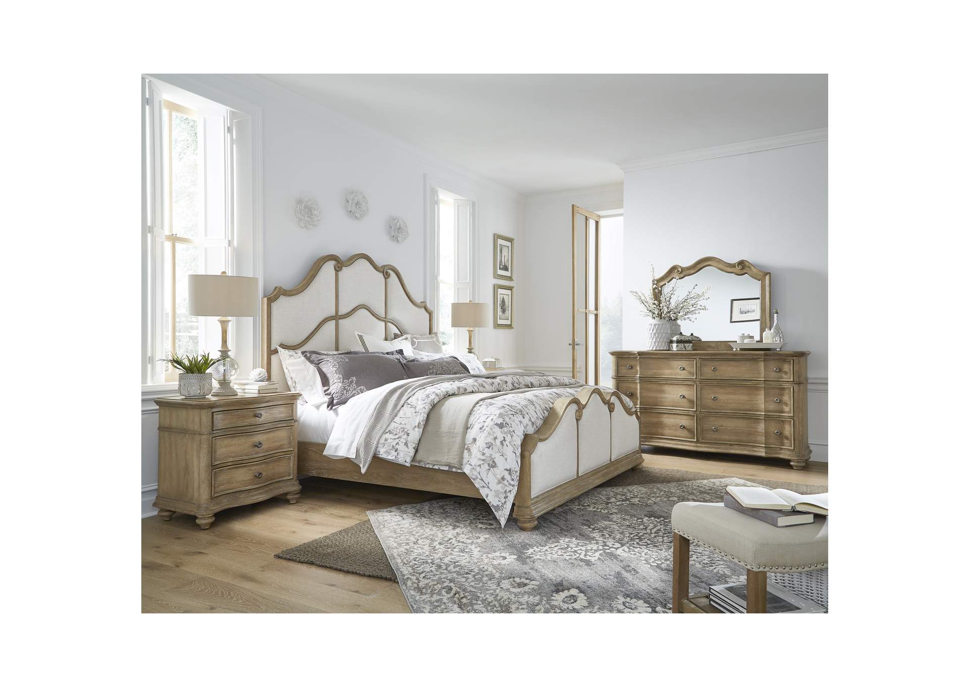 Weston Hills California King Upholstered Bed image 9